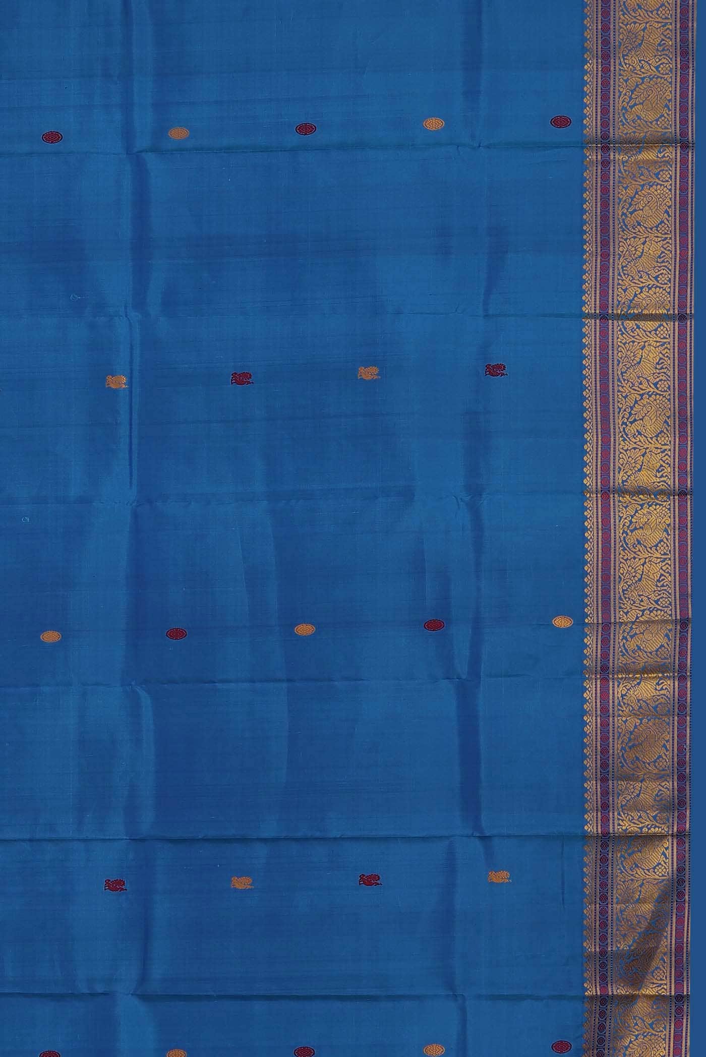 Blue Kanchipuram Silk Saree