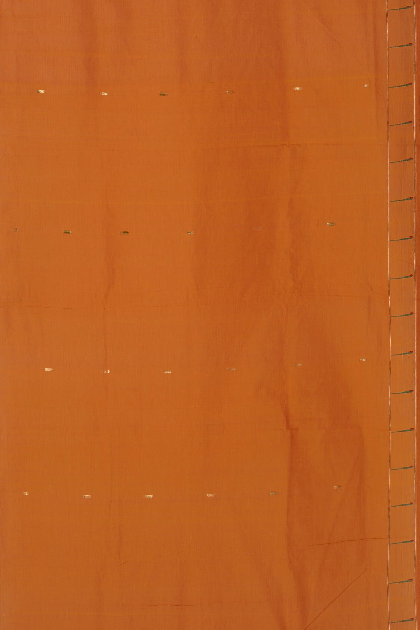 Orange Paithani Cotton Saree