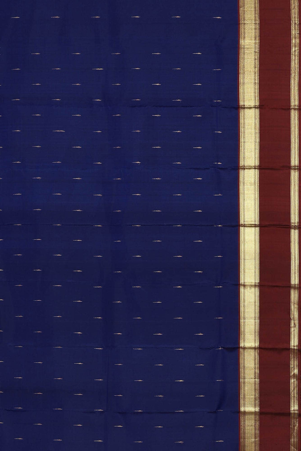 Blue Kanchipuram Silk Saree