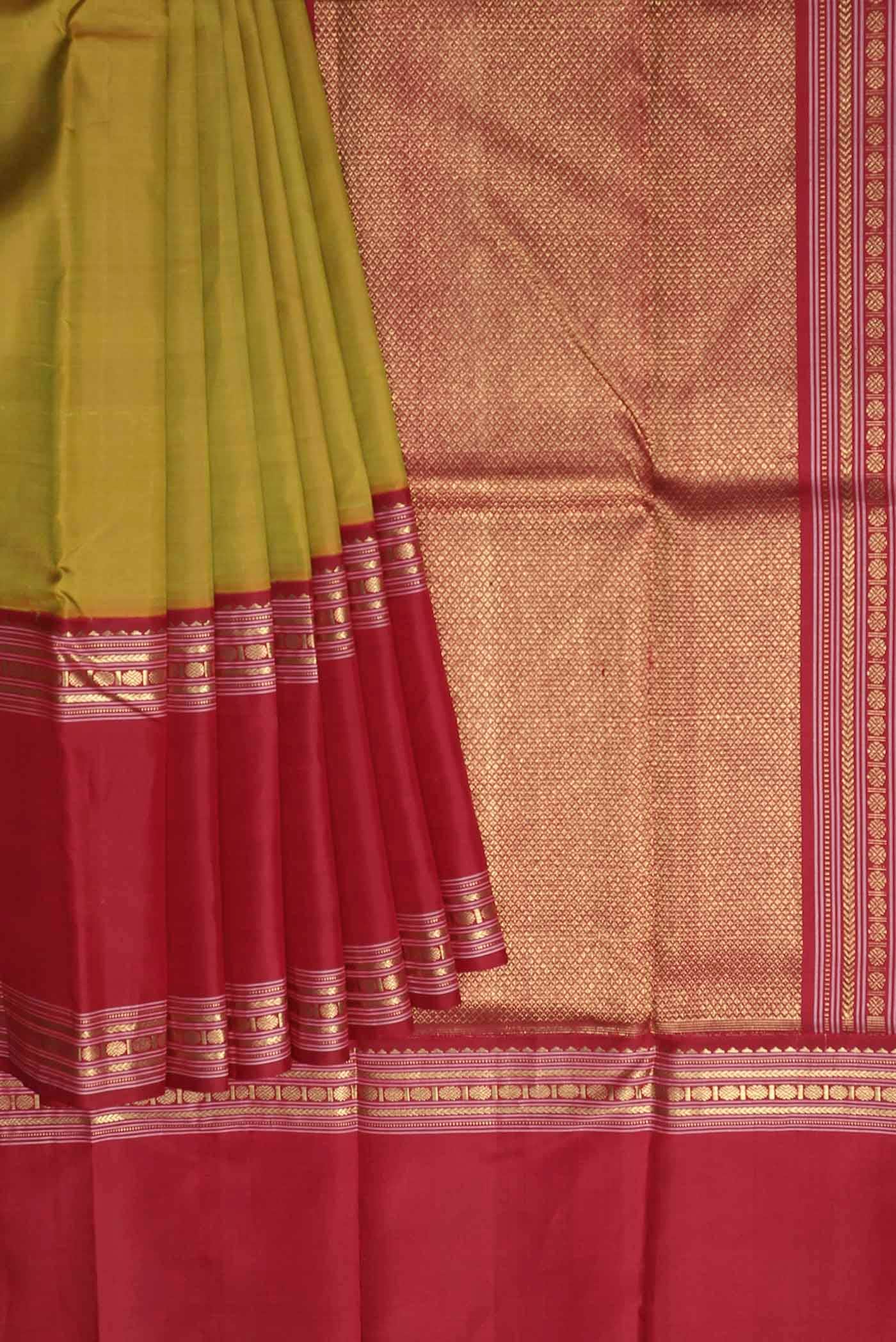 Green Kanchipuram Silk Saree