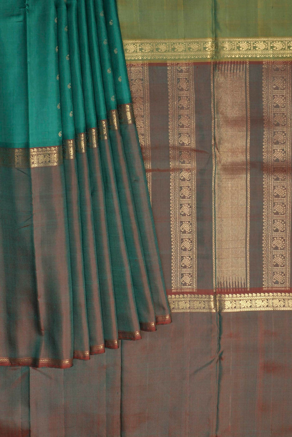 Green Kanchipuram Silk Saree