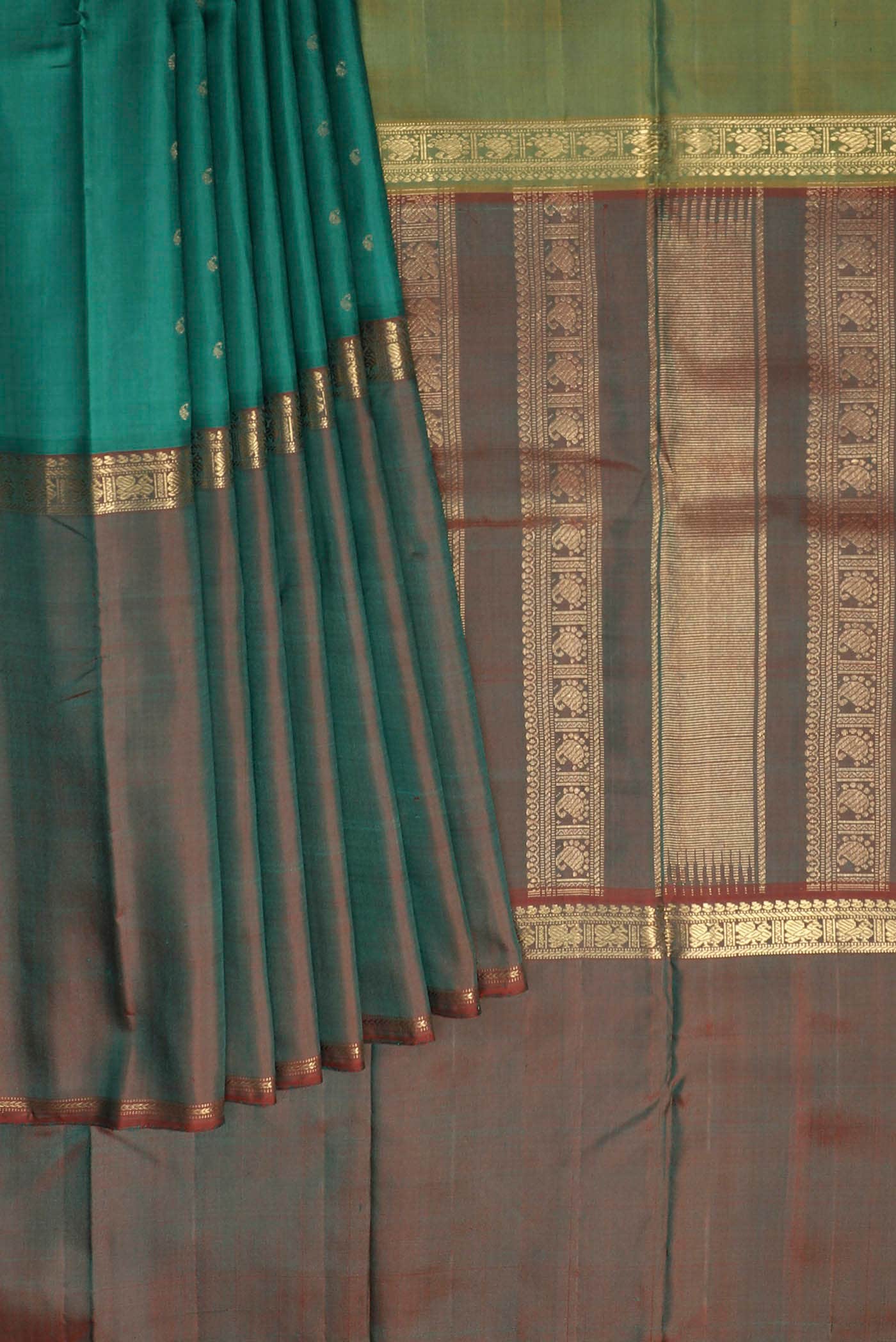 Green Kanchipuram Silk Saree