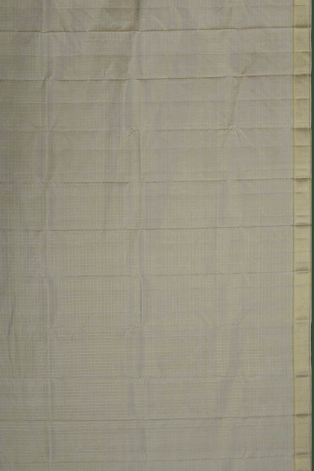 Pure Silk Pure Zari Beige Kanchipuram Saree