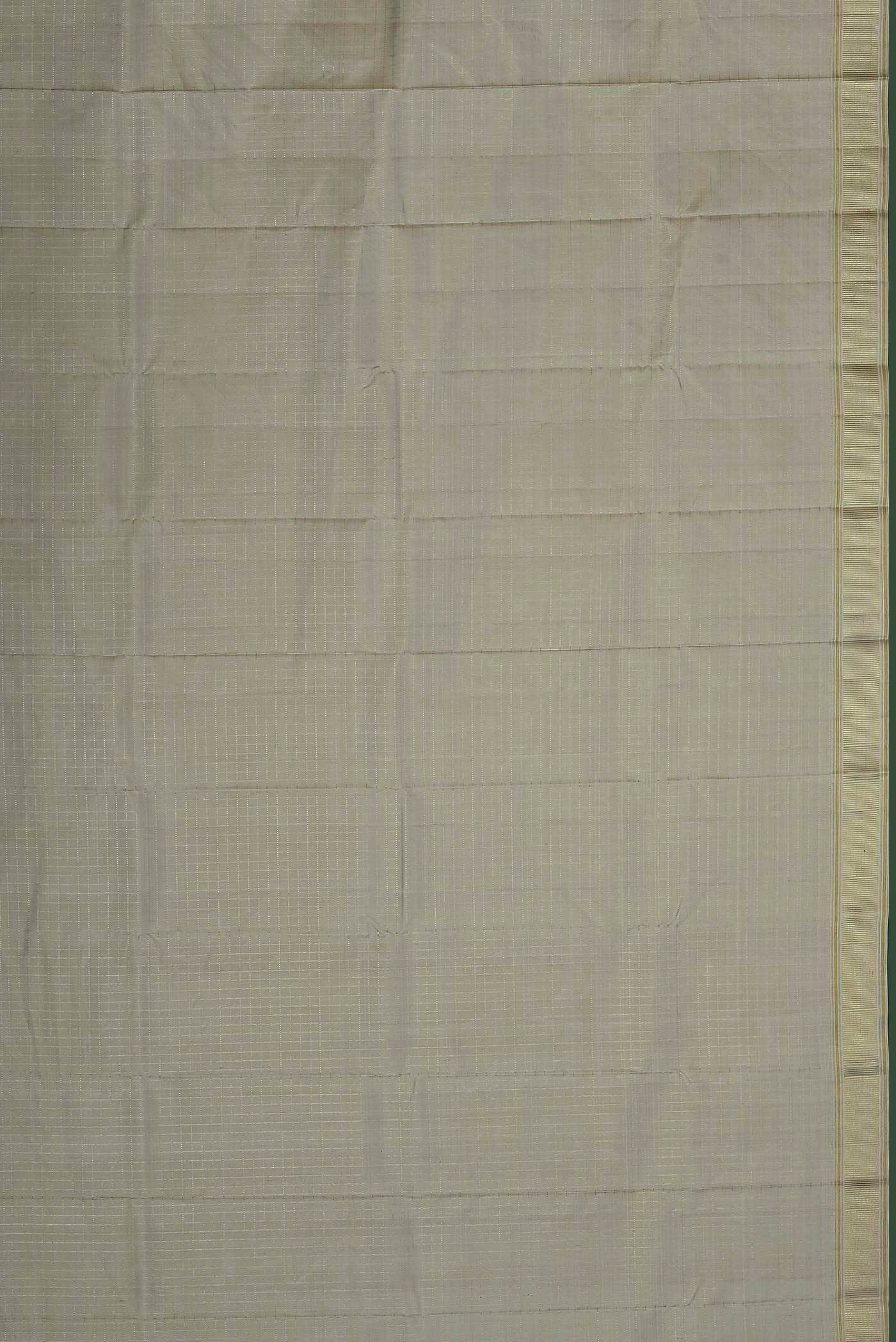 Pure Silk Pure Zari Beige Kanchipuram Saree