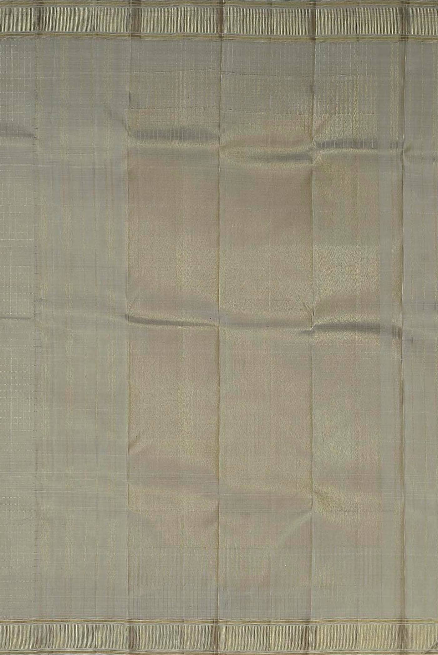 Pure Silk Pure Zari Beige Kanchipuram Saree