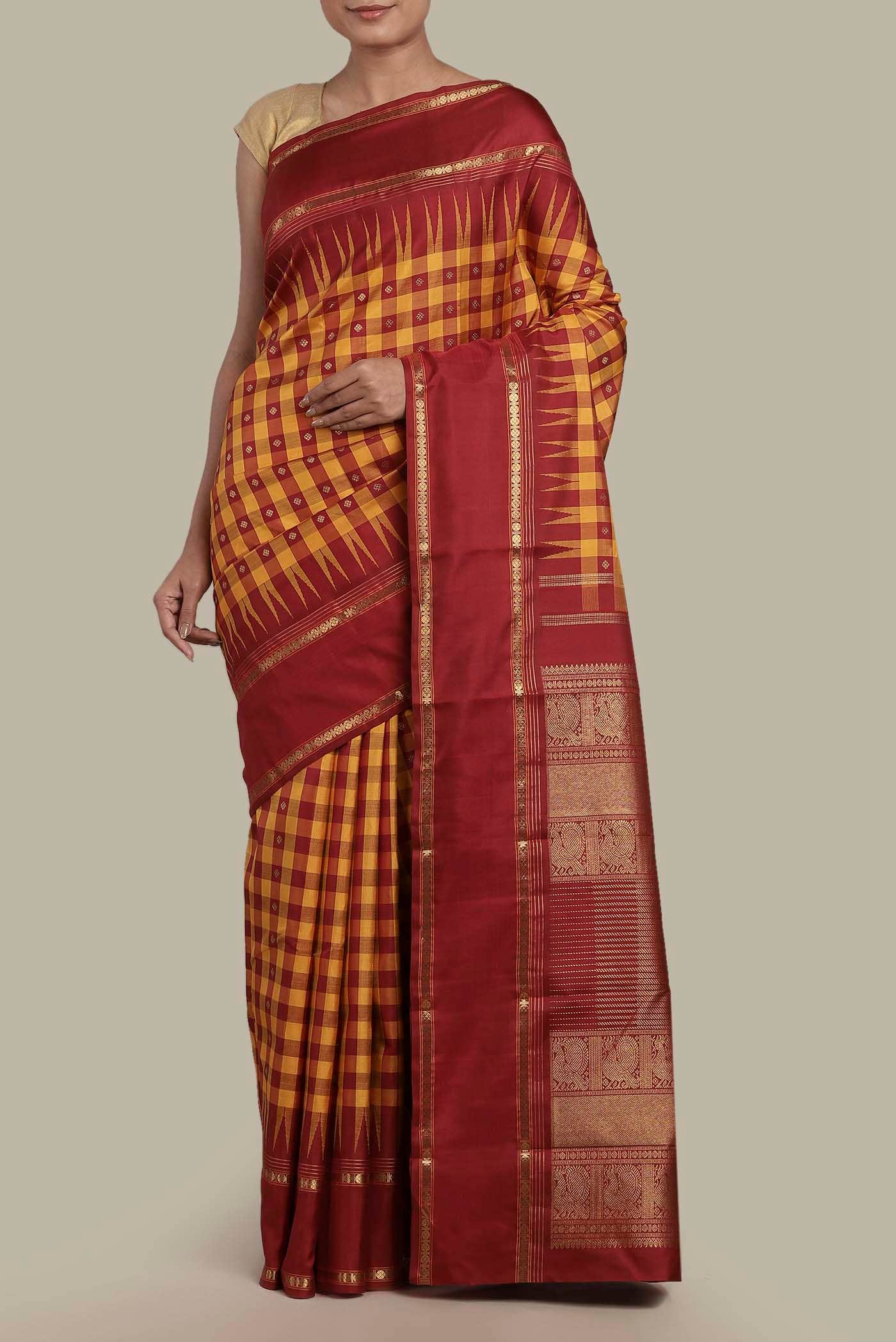 Multi Kanchipuram Silk Saree