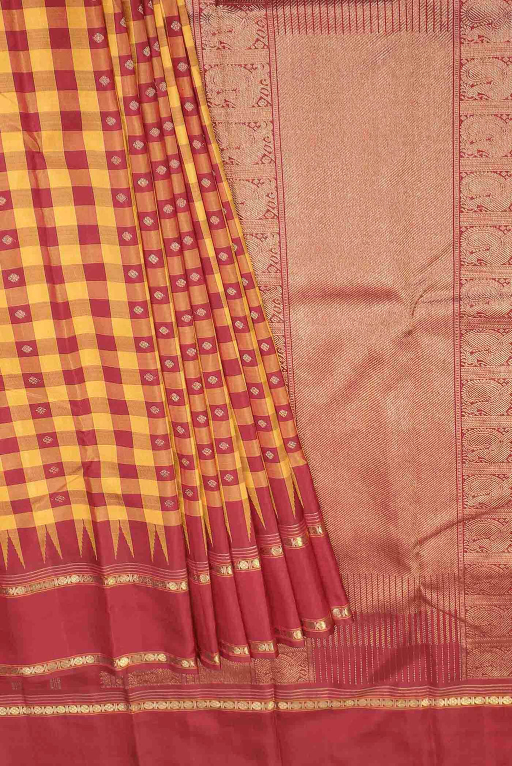 Multi Kanchipuram Silk Saree