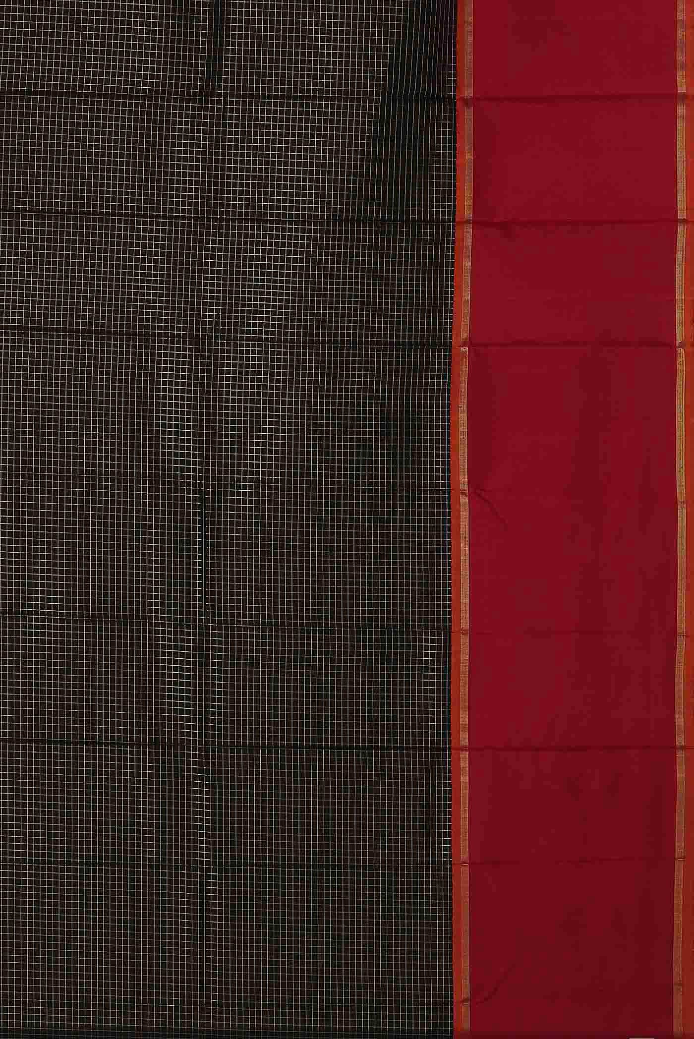 Navy Blue Kanchipuram Silk Saree