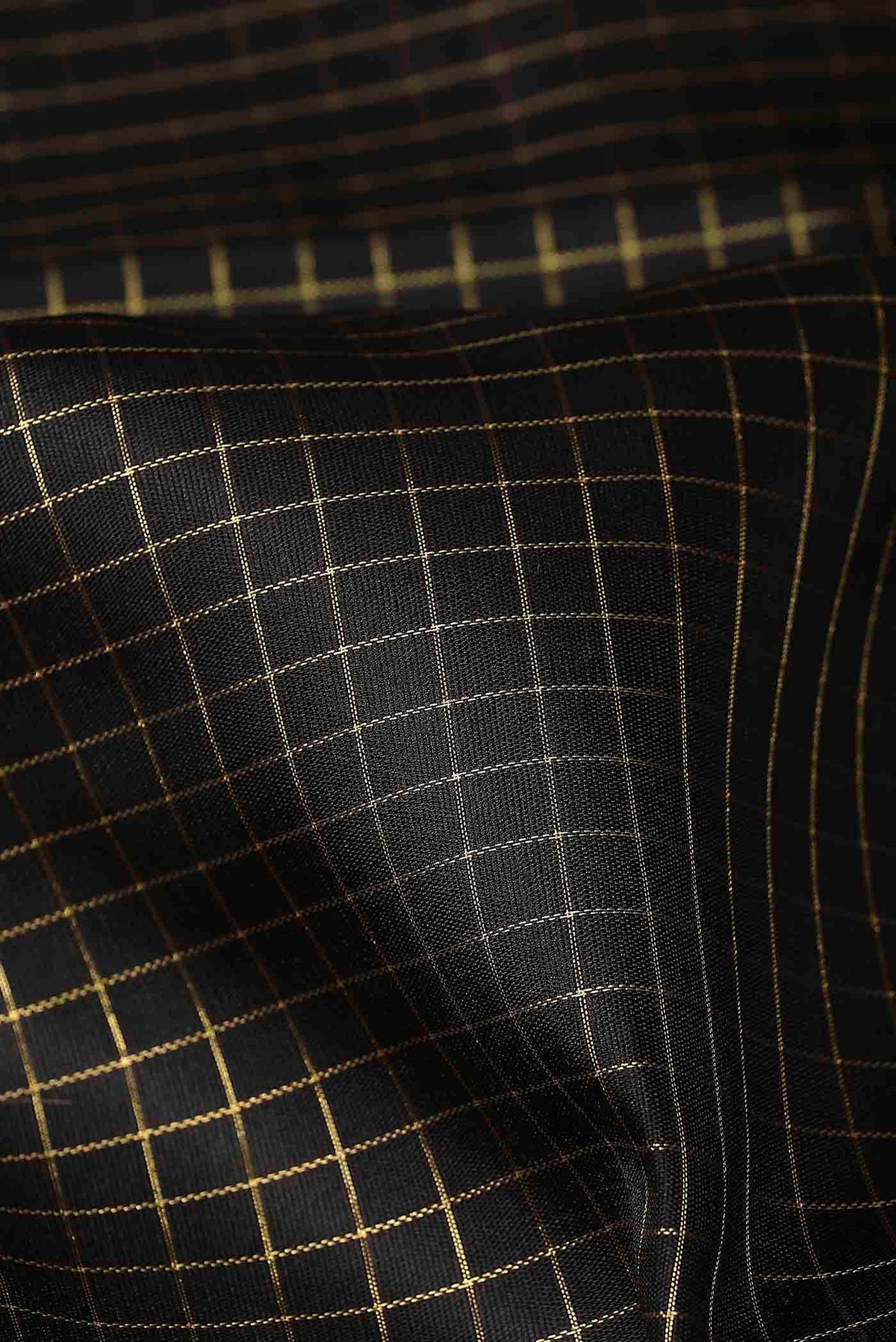 Pure Silk Pure Zari Black Kanchipuram Saree