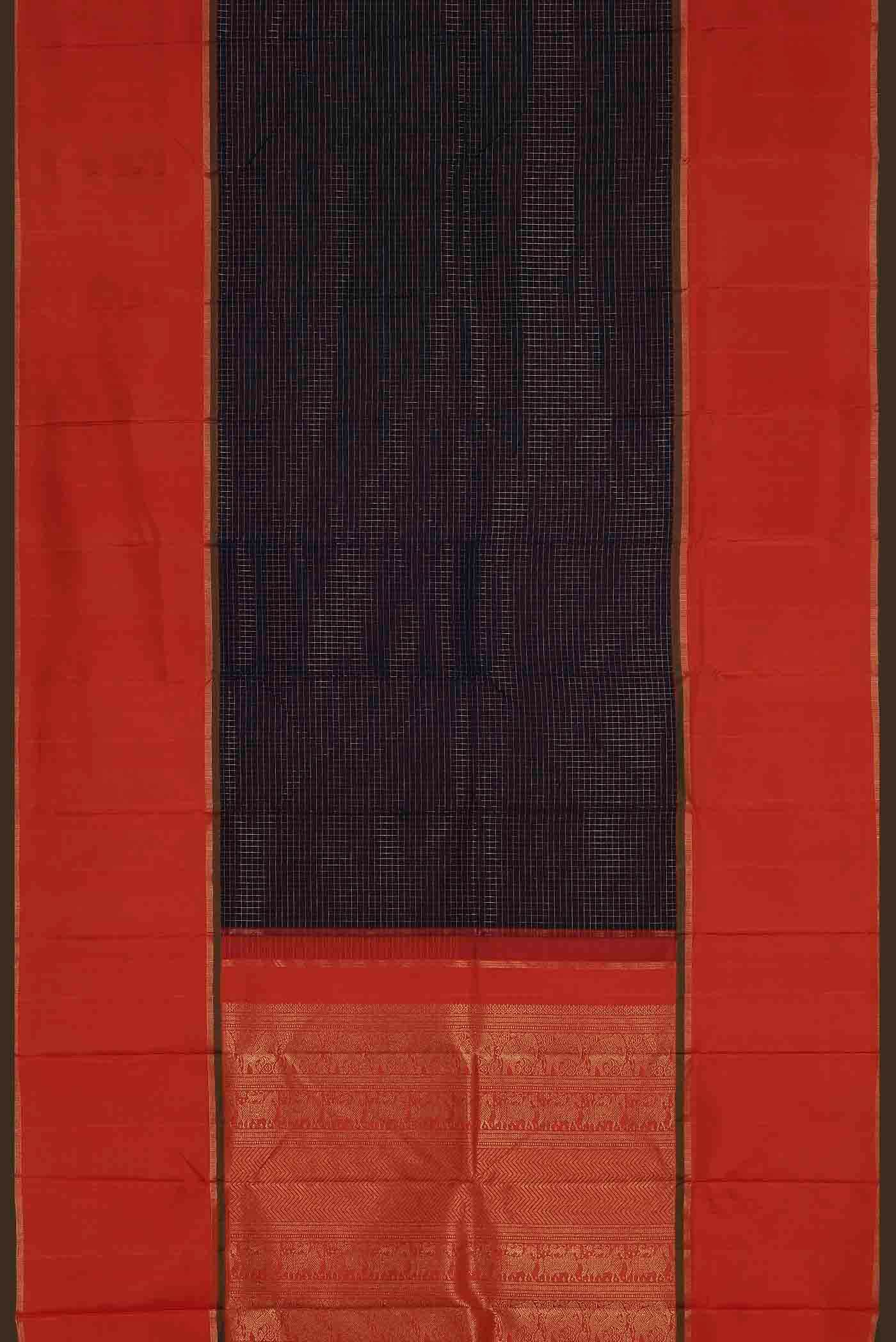 Blue Kanchipuram Silk Saree