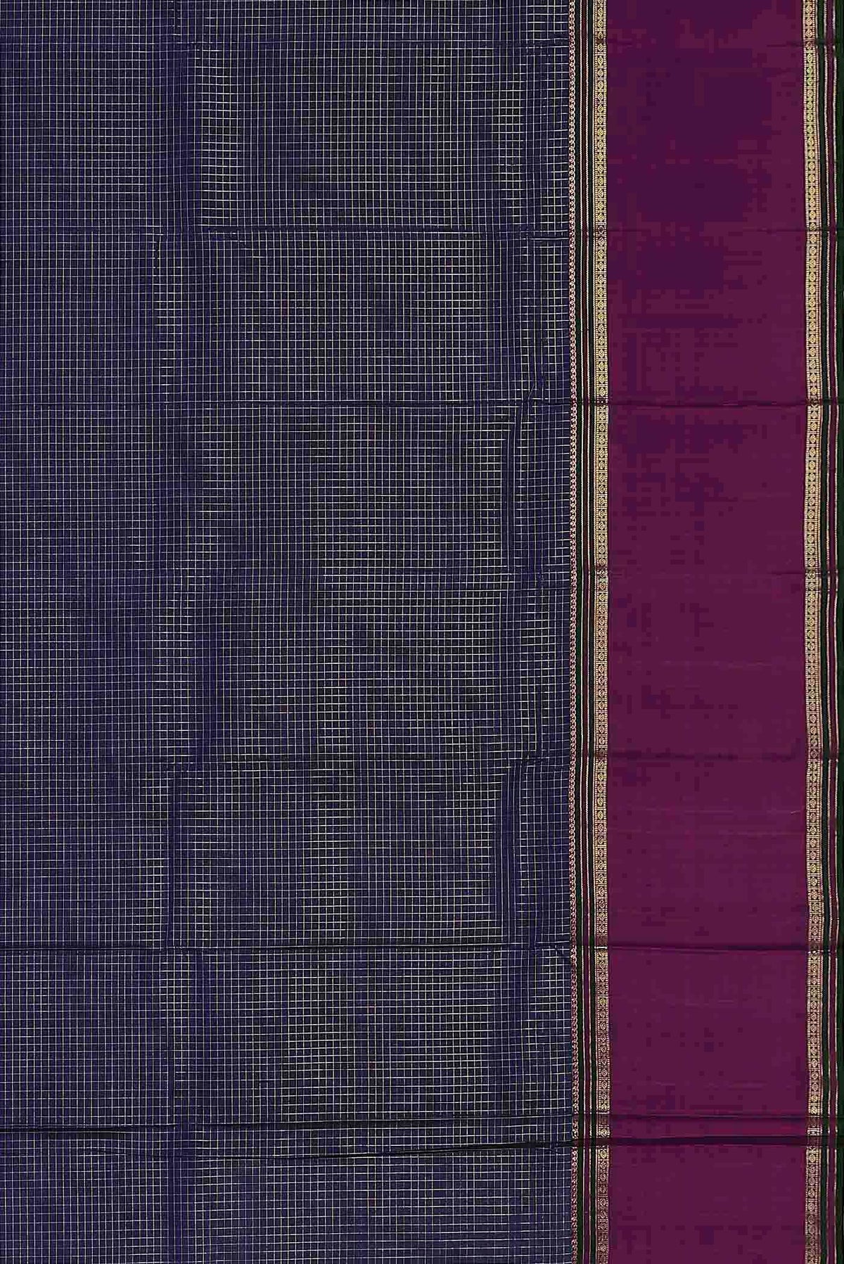 Blue Kanchipuram Silk Saree