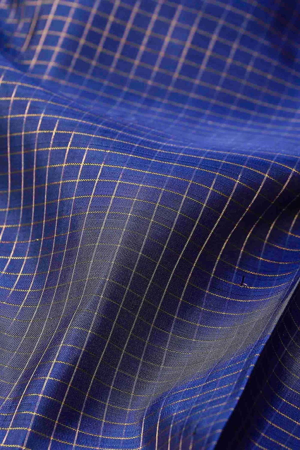 Blue Kanchipuram Silk Saree