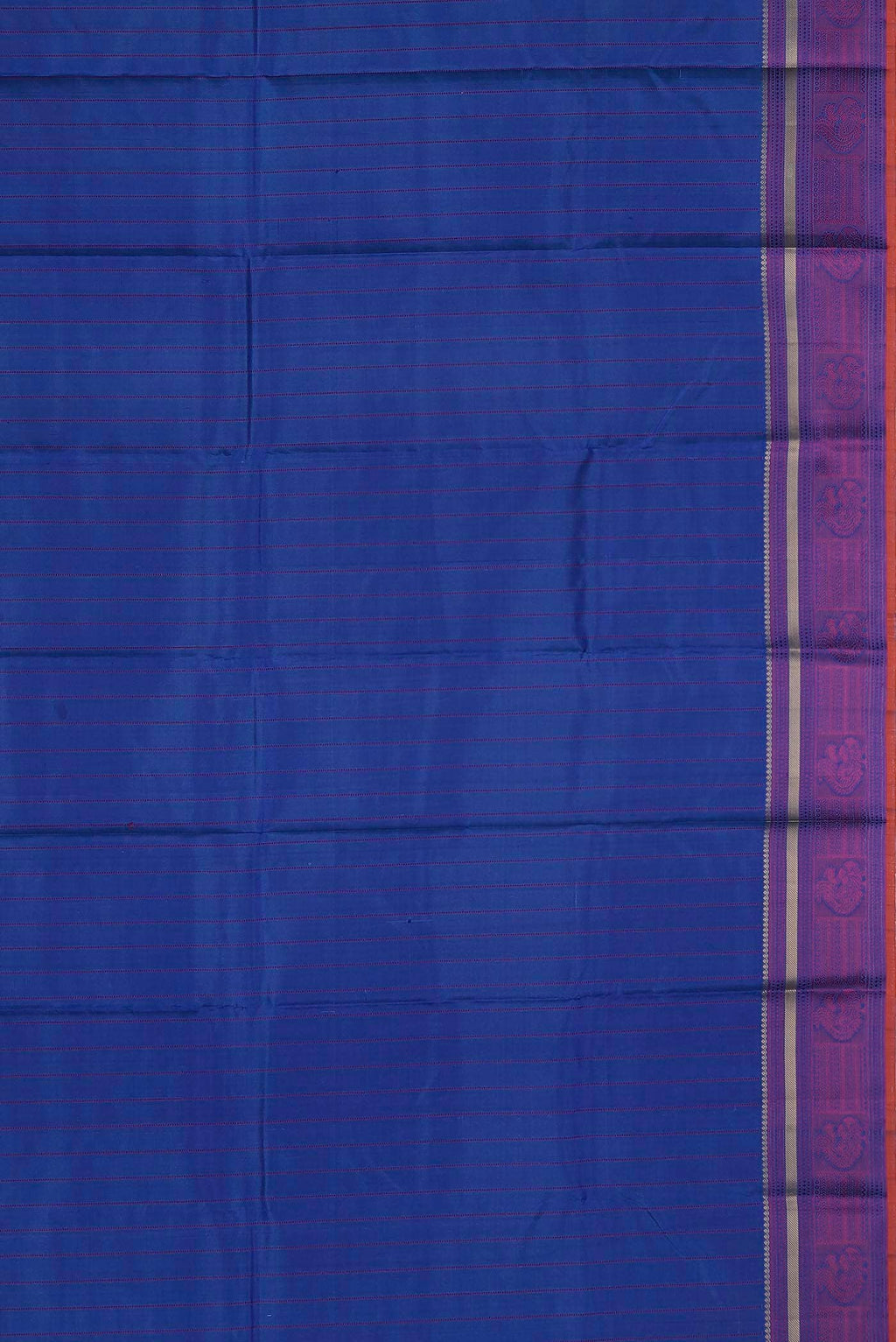 Blue Kanchipuram Silk Saree