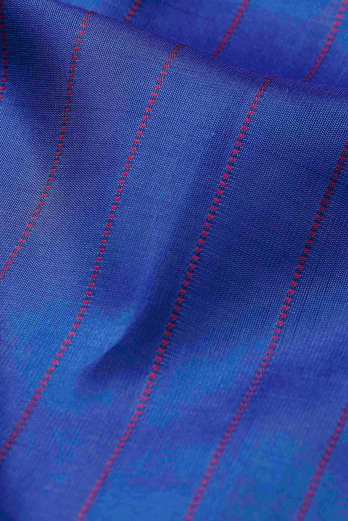 Blue Kanchipuram Silk Saree