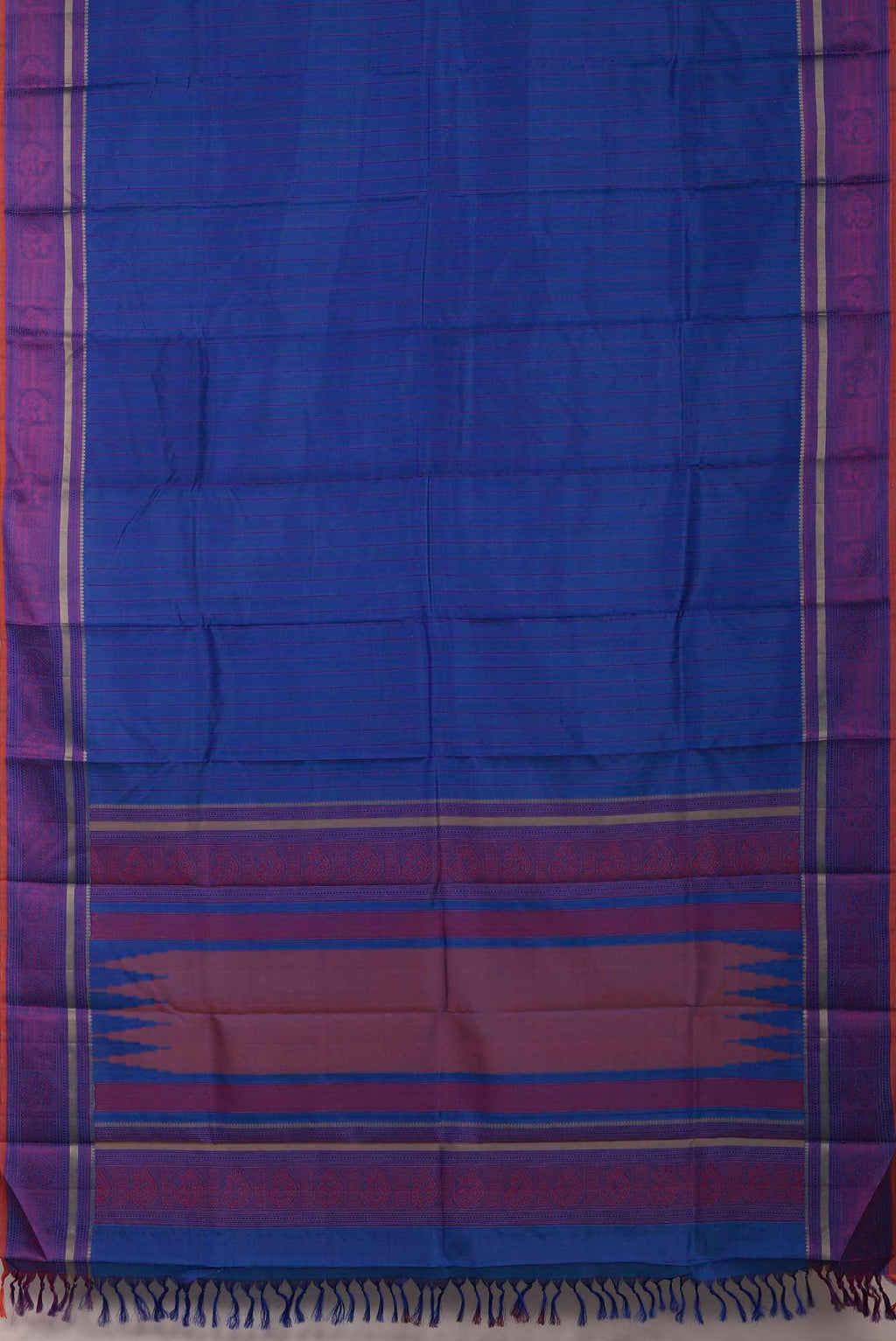 Blue Kanchipuram Silk Saree