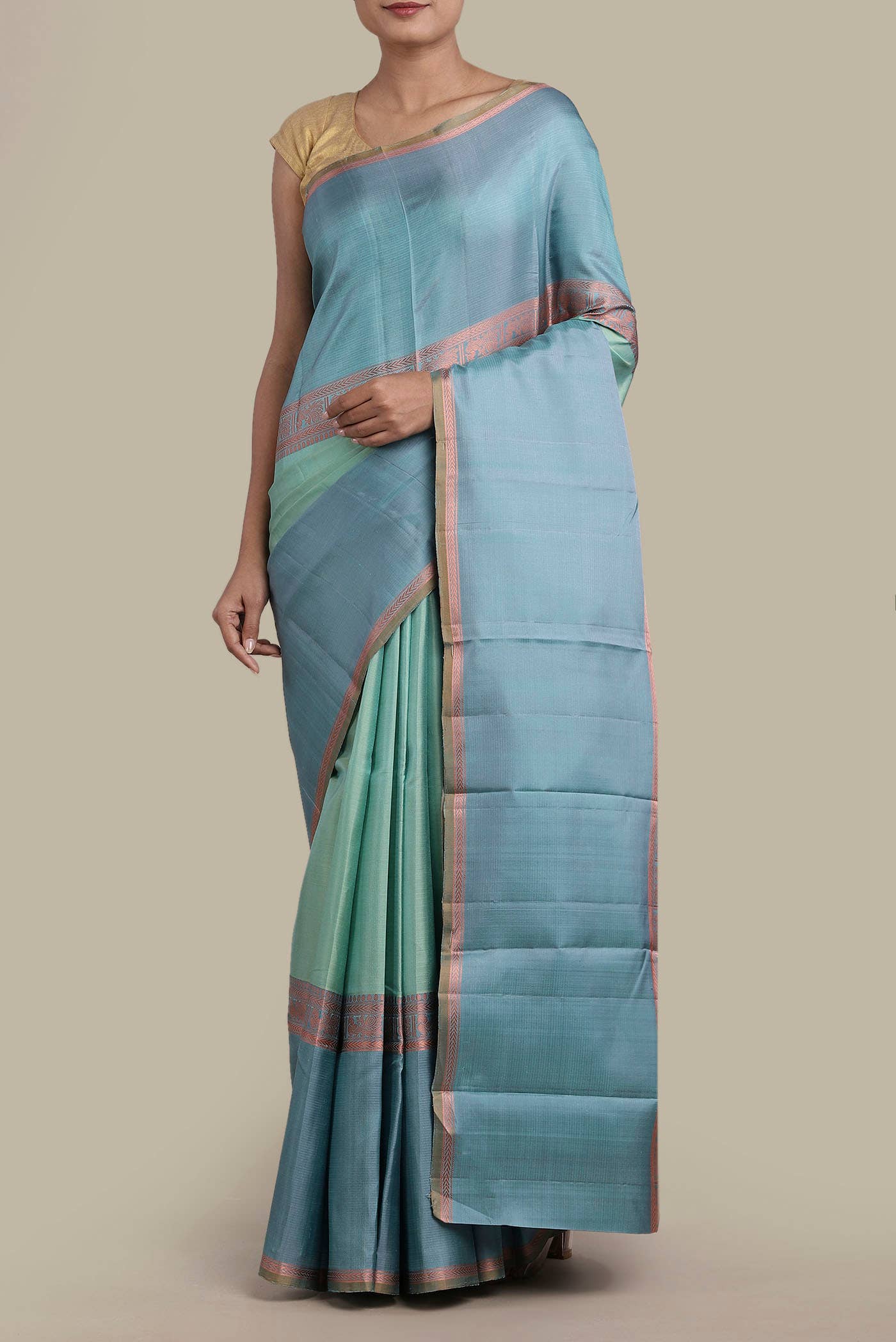 Green Kanchipuram Silk Saree