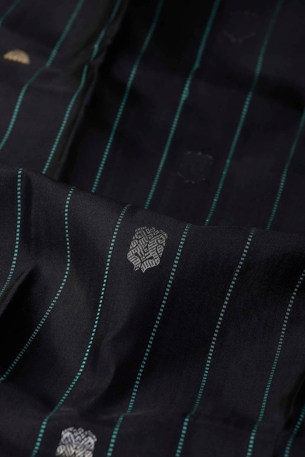 Black Kanchipuram Silk Saree