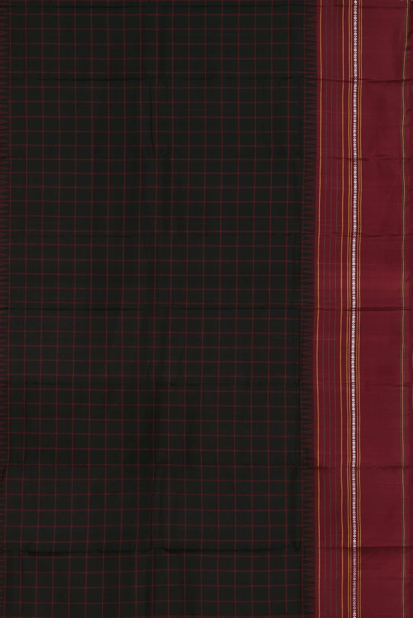 Black Kanchipuram Silk Saree