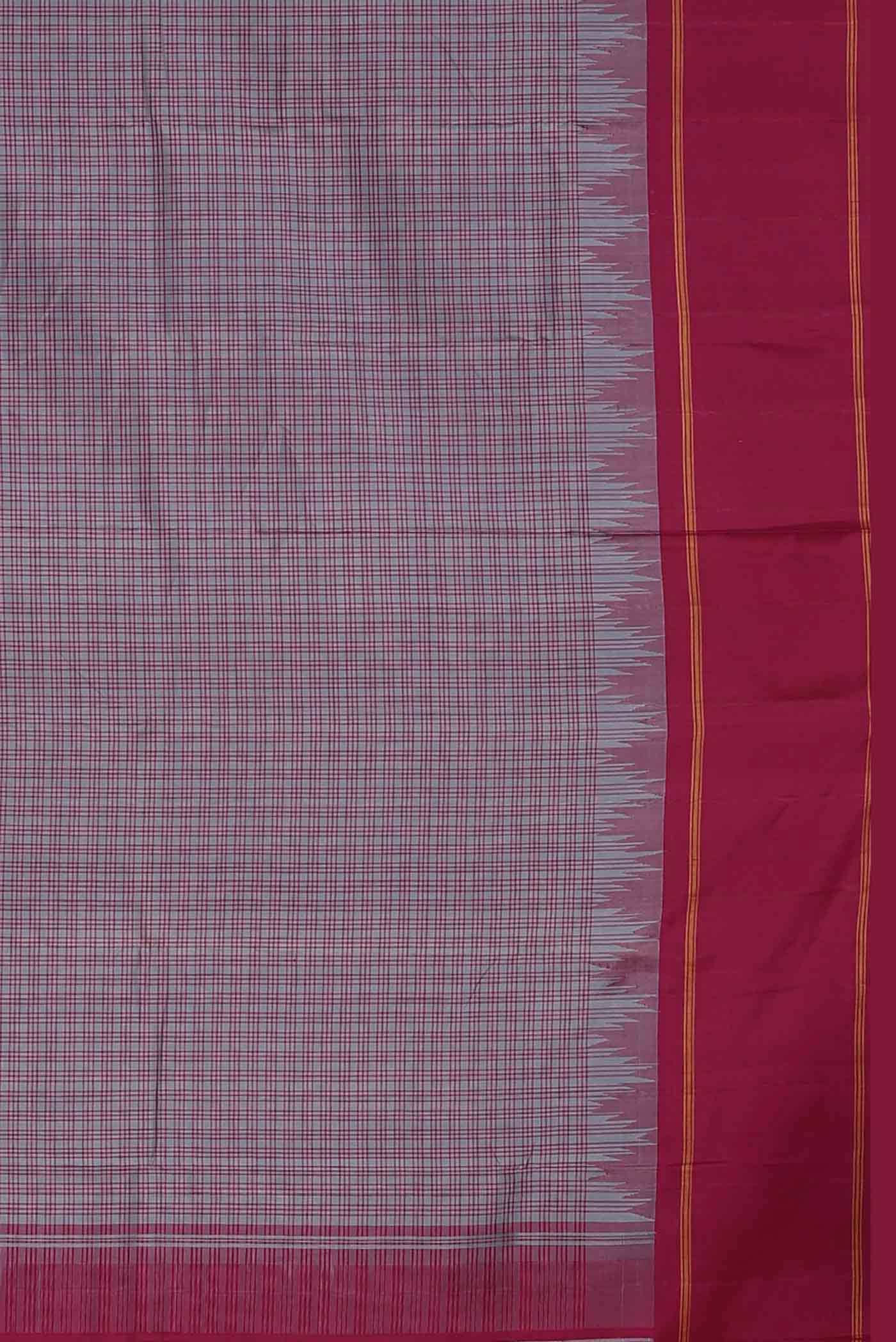 Lavender Kanchipuram Silk Saree