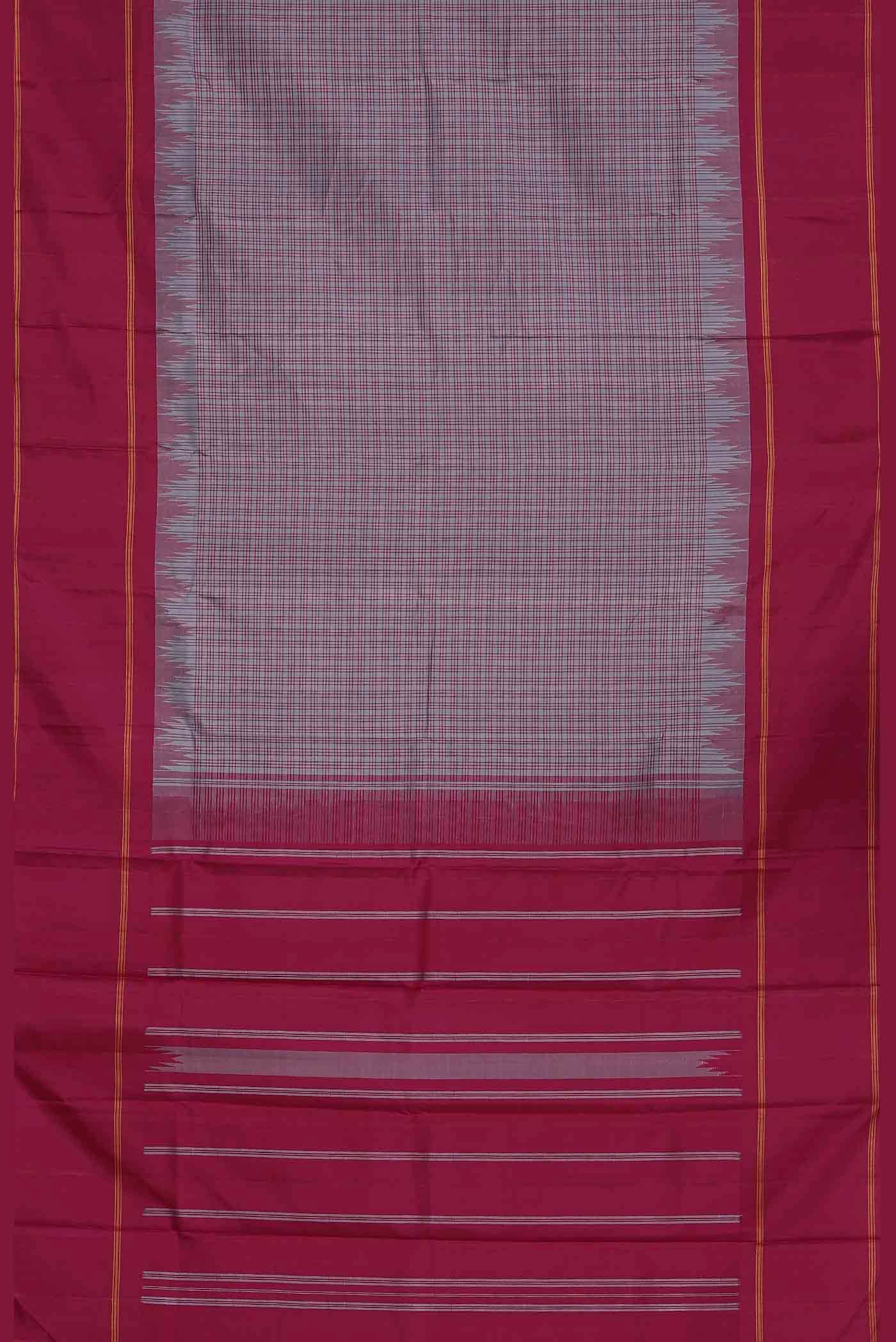 Lavender Kanchipuram Silk Saree