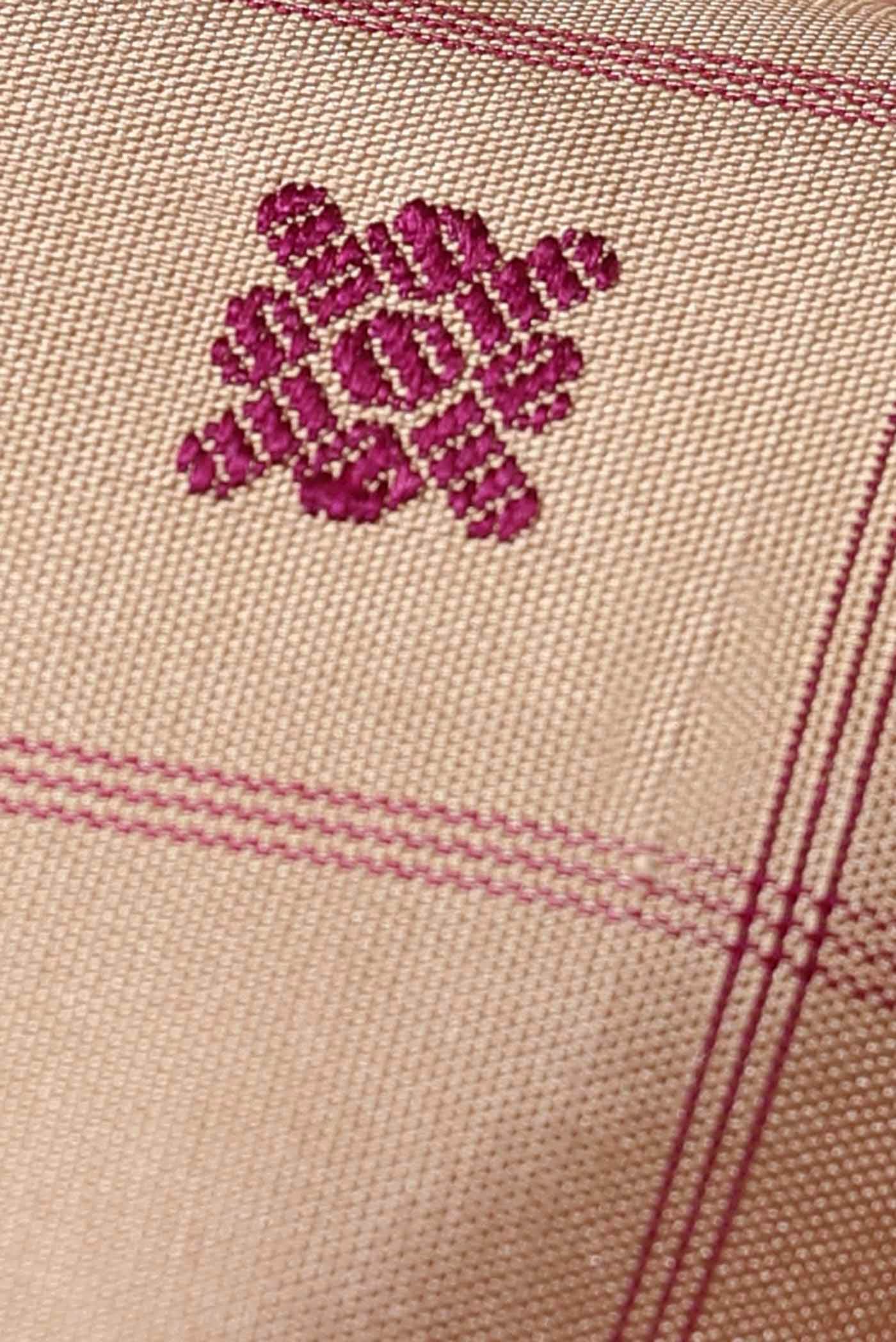 Beige Kanchipuram Silk Saree