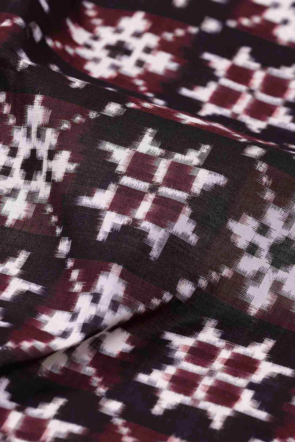 Black Pochampally Cotton Saree