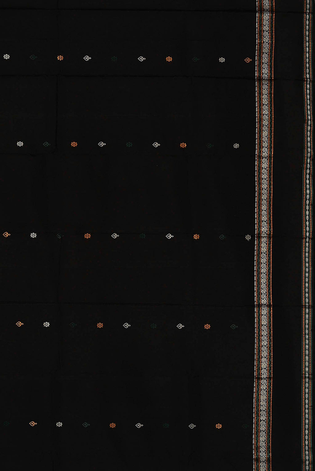 Black Kanchipuram Silk Saree