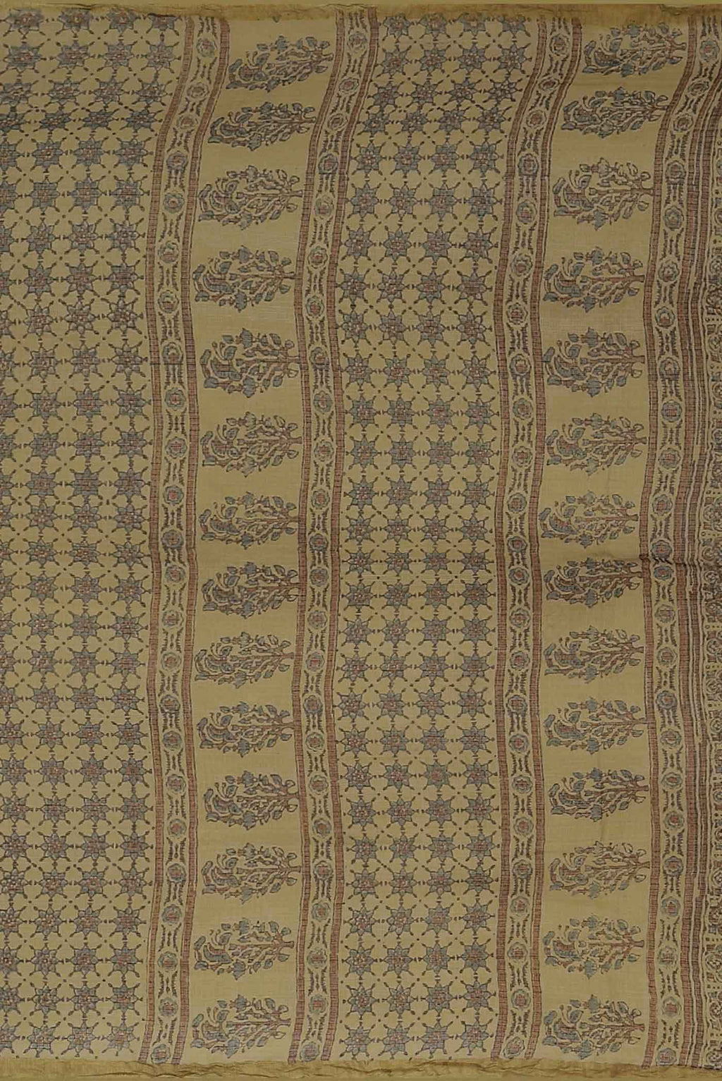 Beige Kota Cotton Saree