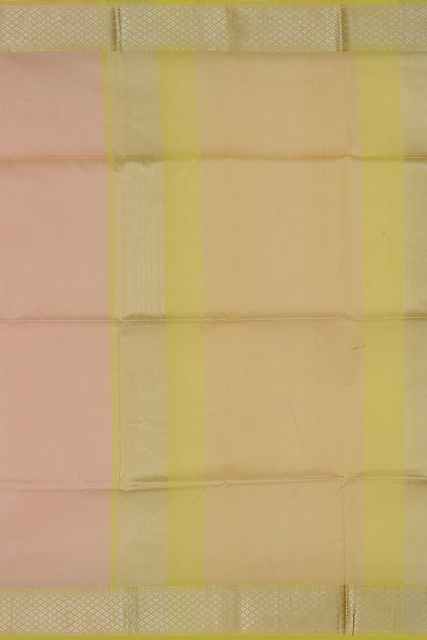 Peach Maheshwari Silk Saree