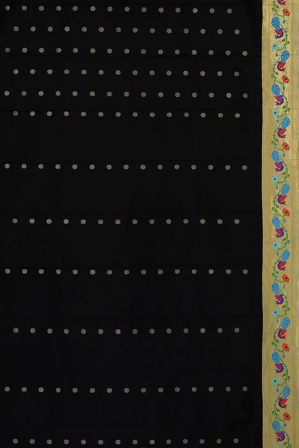 Black Paithani Silk Saree