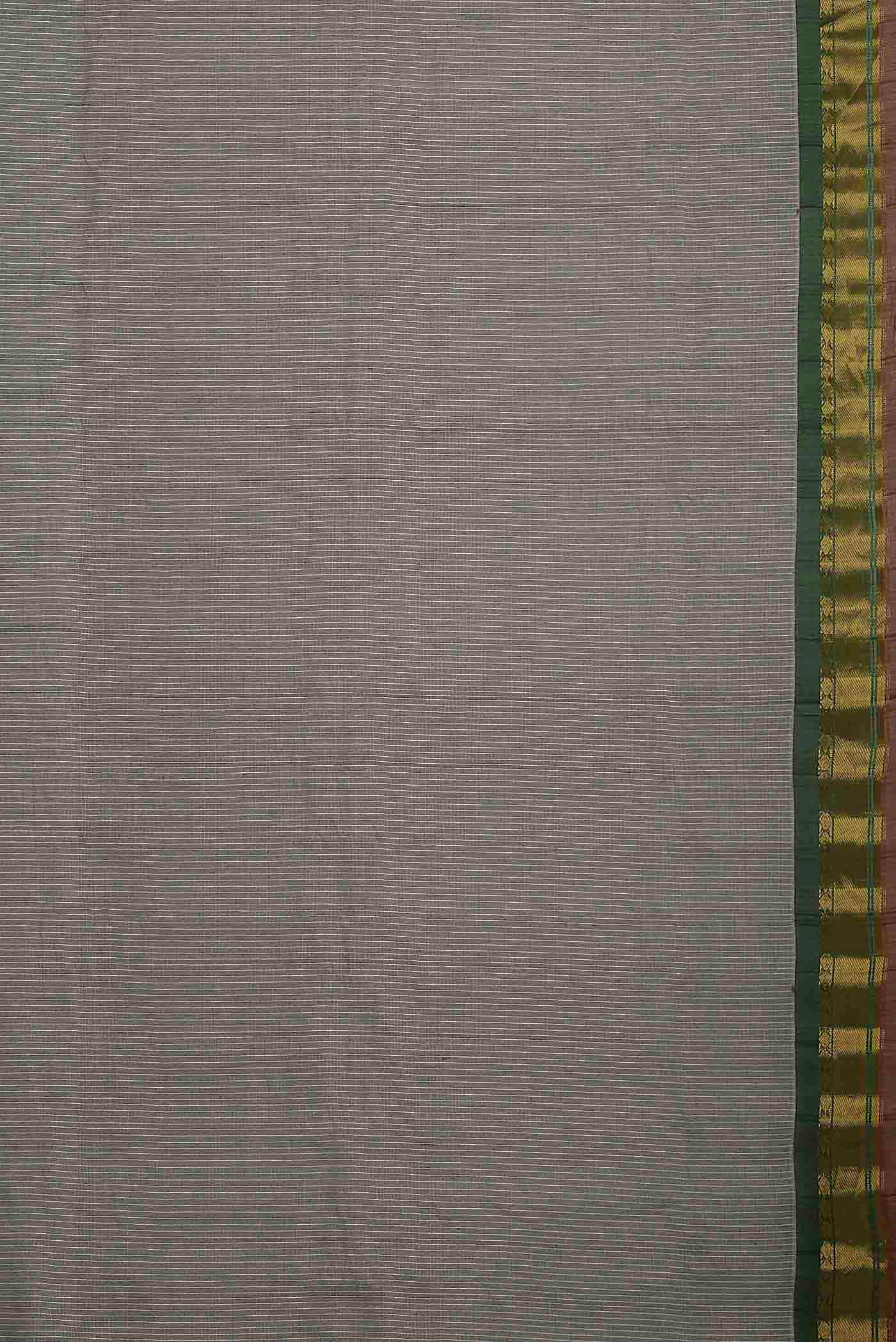 Grey Gadwal Silk Cotton Saree