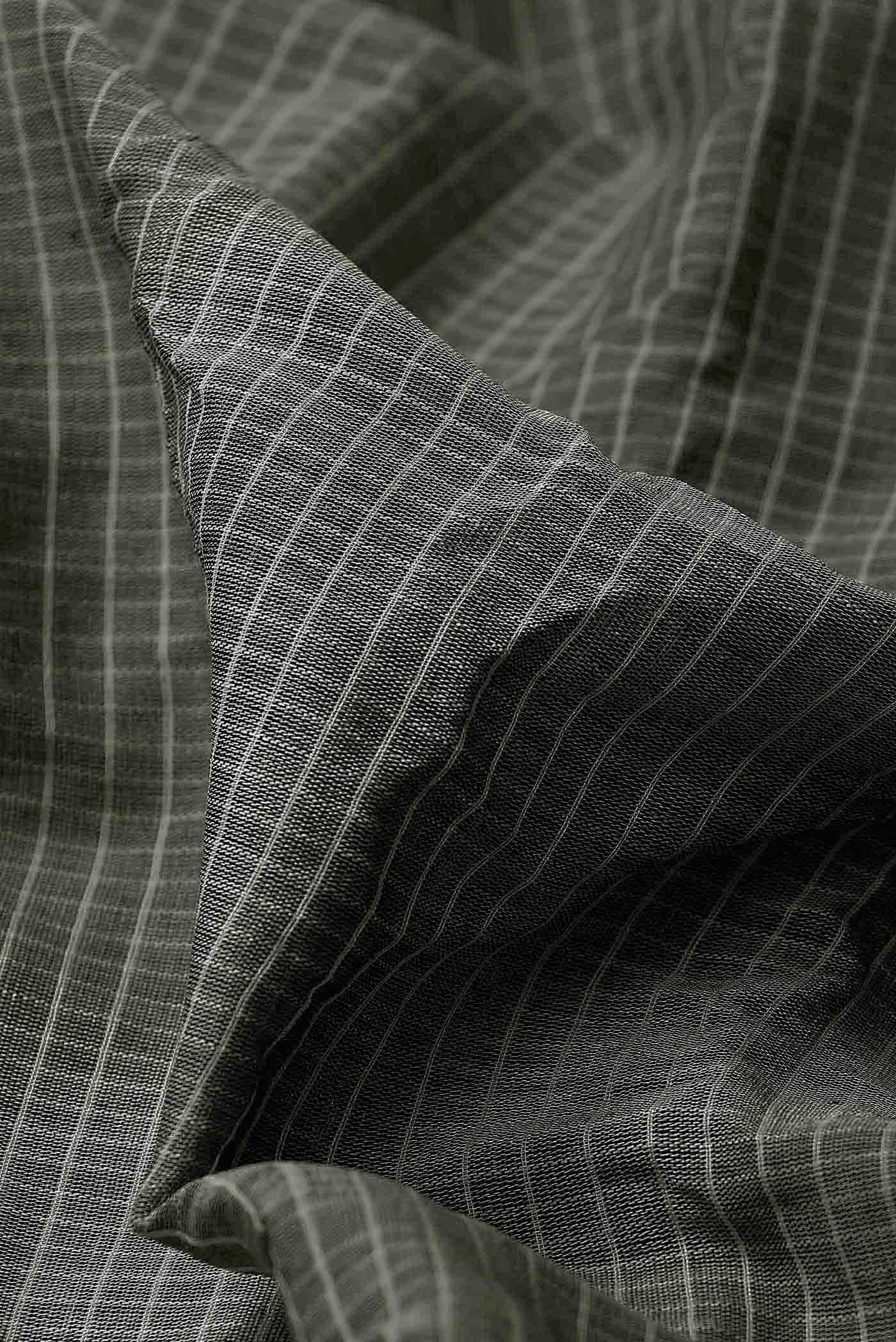Grey Gadwal Silk Cotton Saree