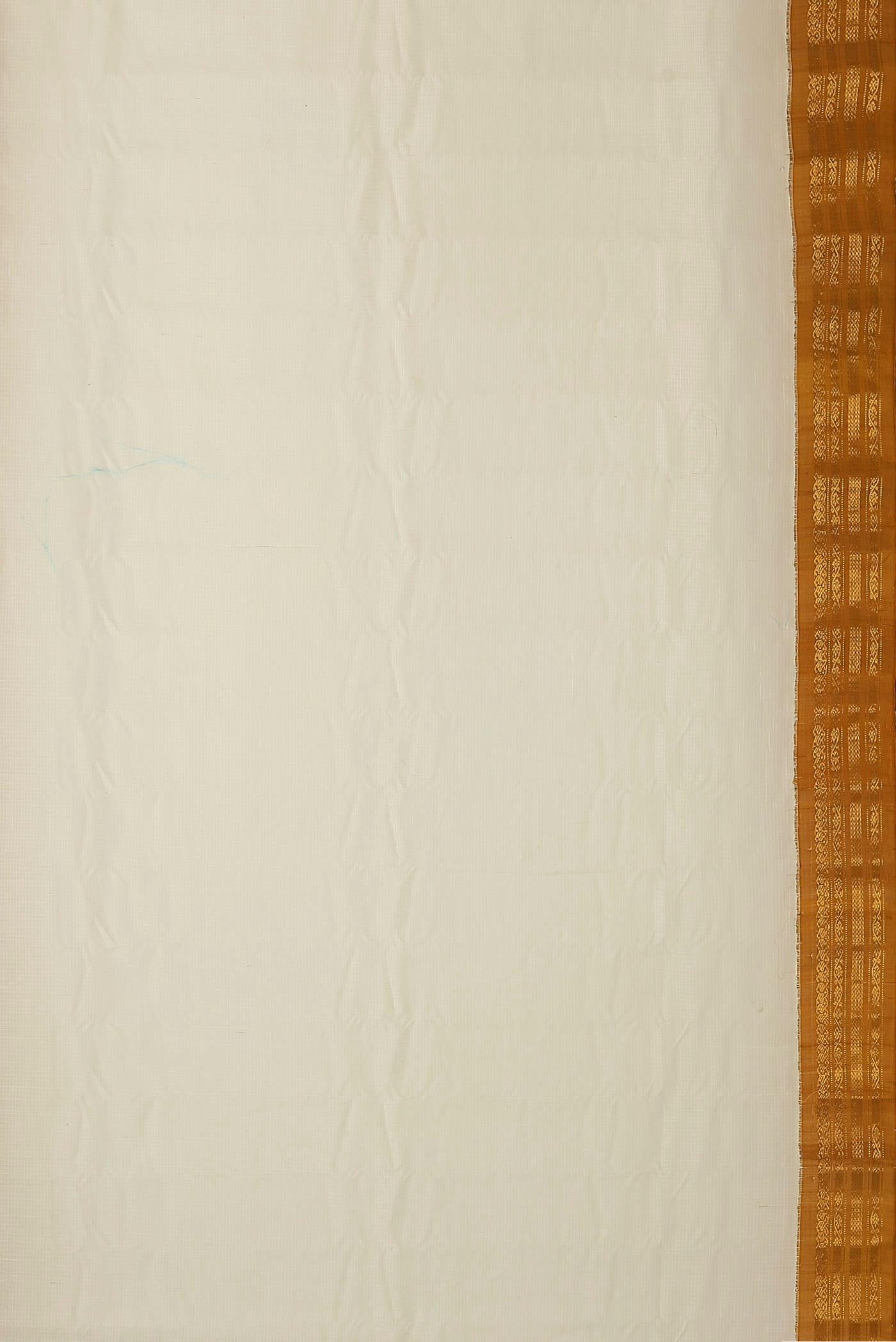Off White Gadwal cotton Saree