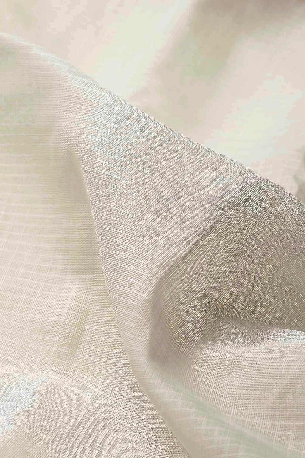 Off White Gadwal cotton Saree