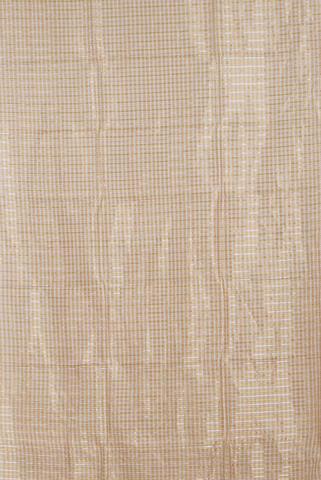 Beige Bhagalpuri Tussar Silk Saree