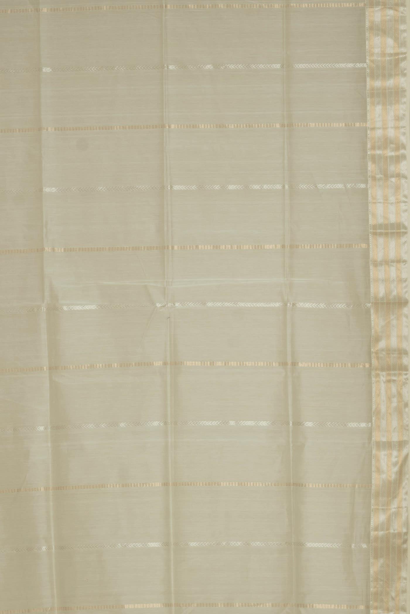 Off White Maheshwari Silk Cotton Saree