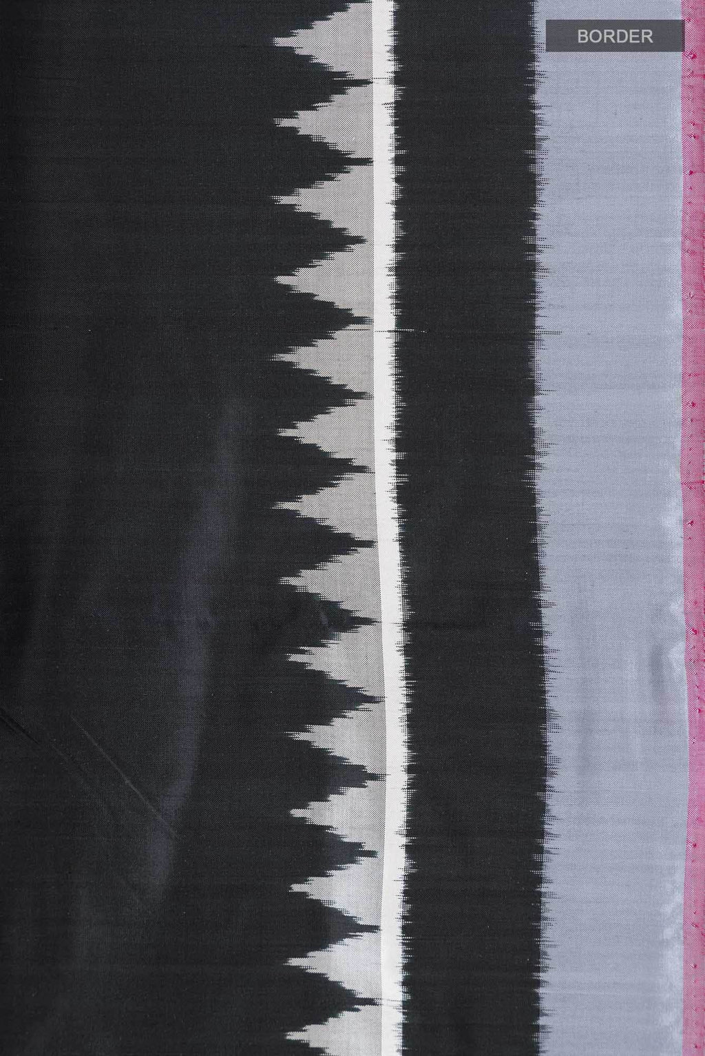Black Pochampally Silk Saree