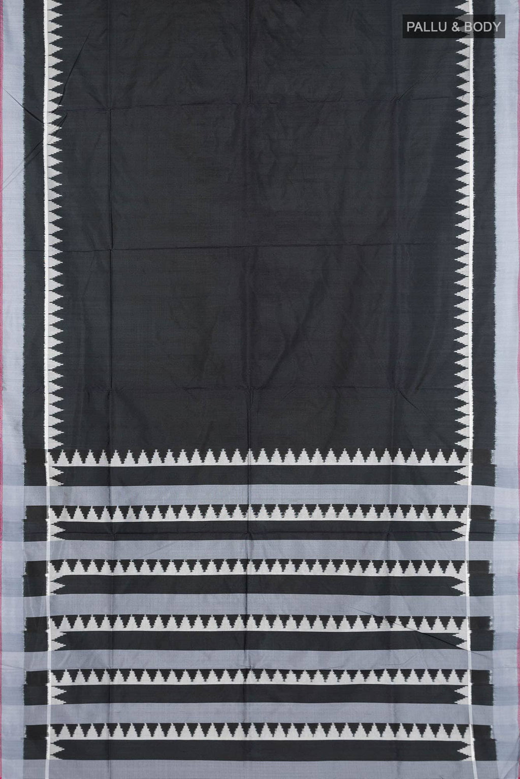 Black Pochampally Silk Saree