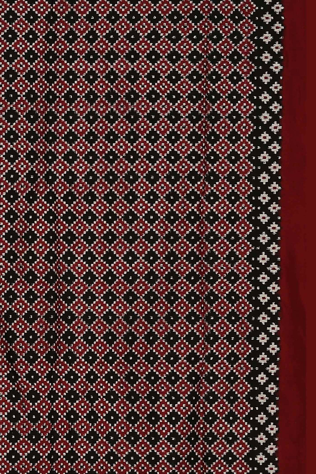 Black Pochampally Silk Saree
