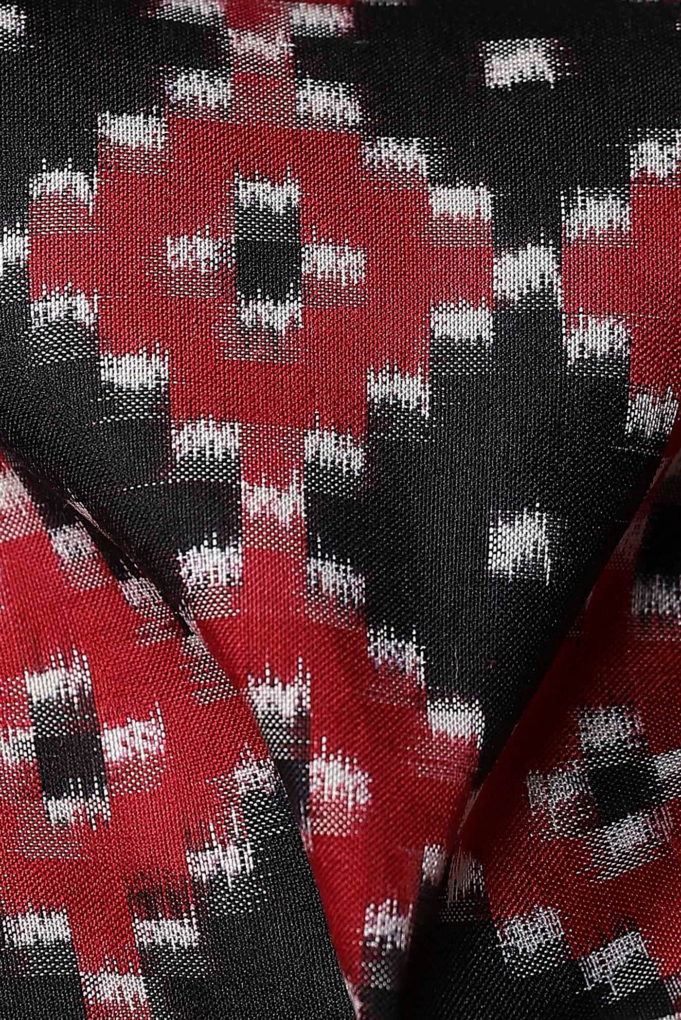 Black Pochampally Silk Saree