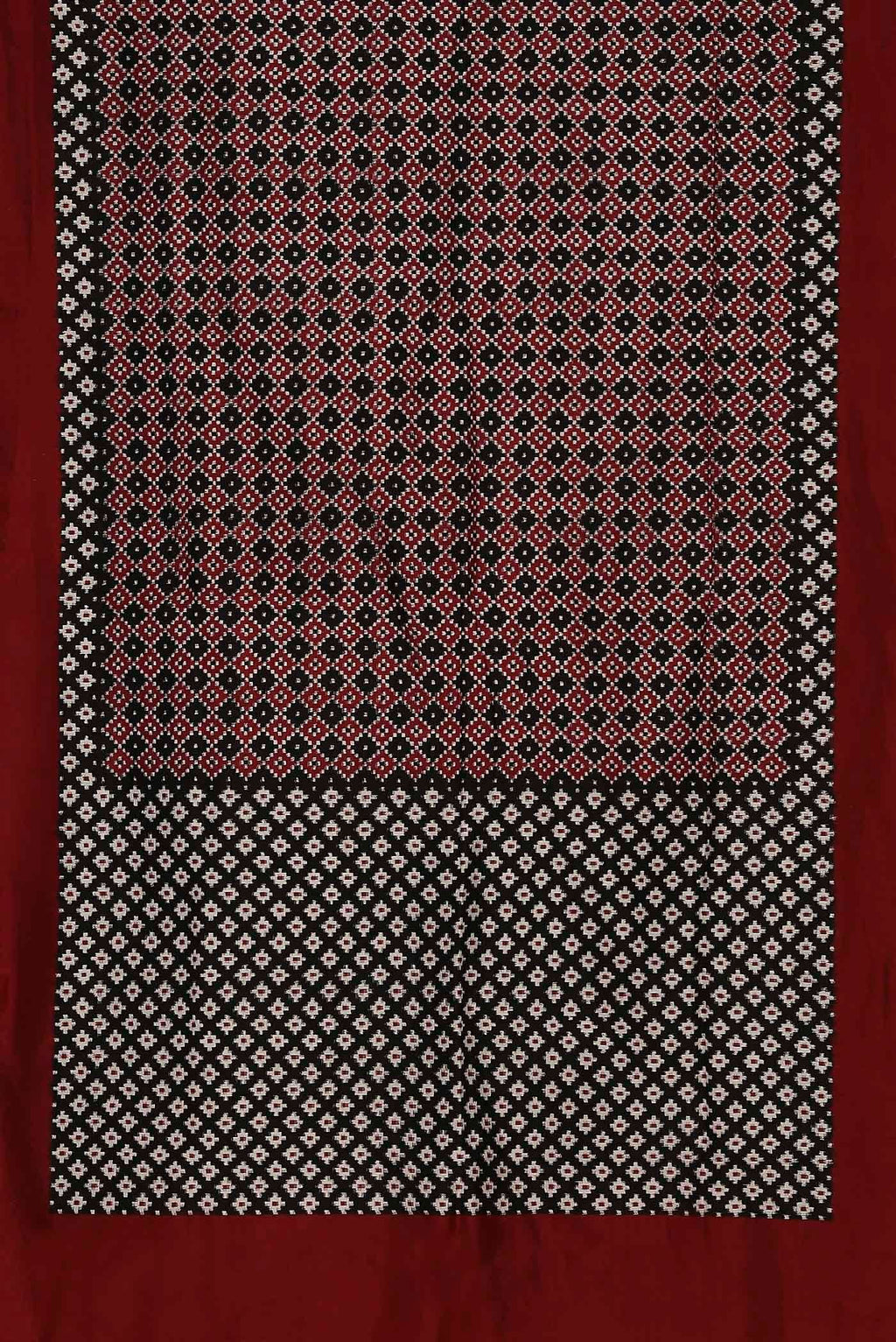 Black Pochampally Silk Saree