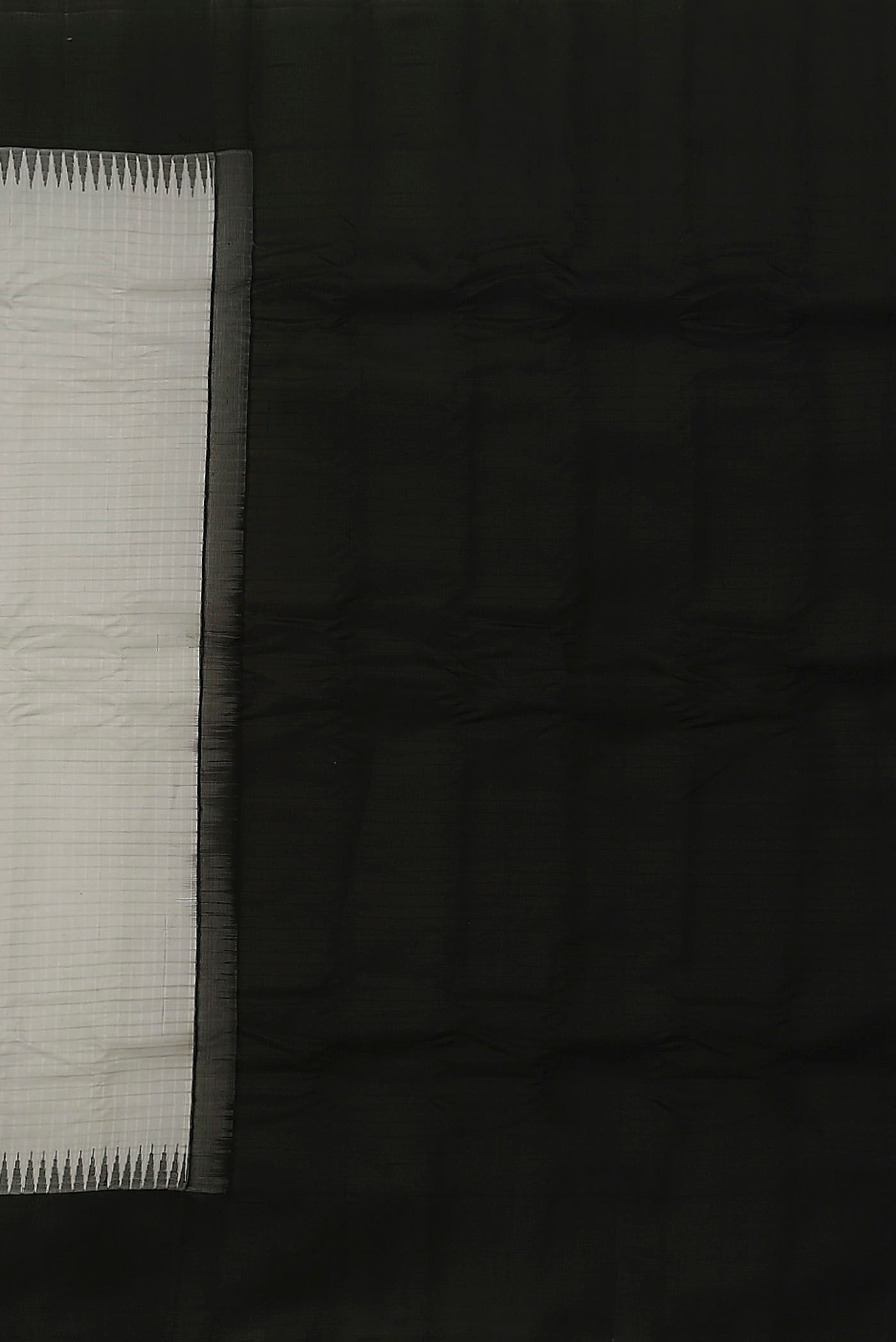 Grey Gadwal cotton Saree