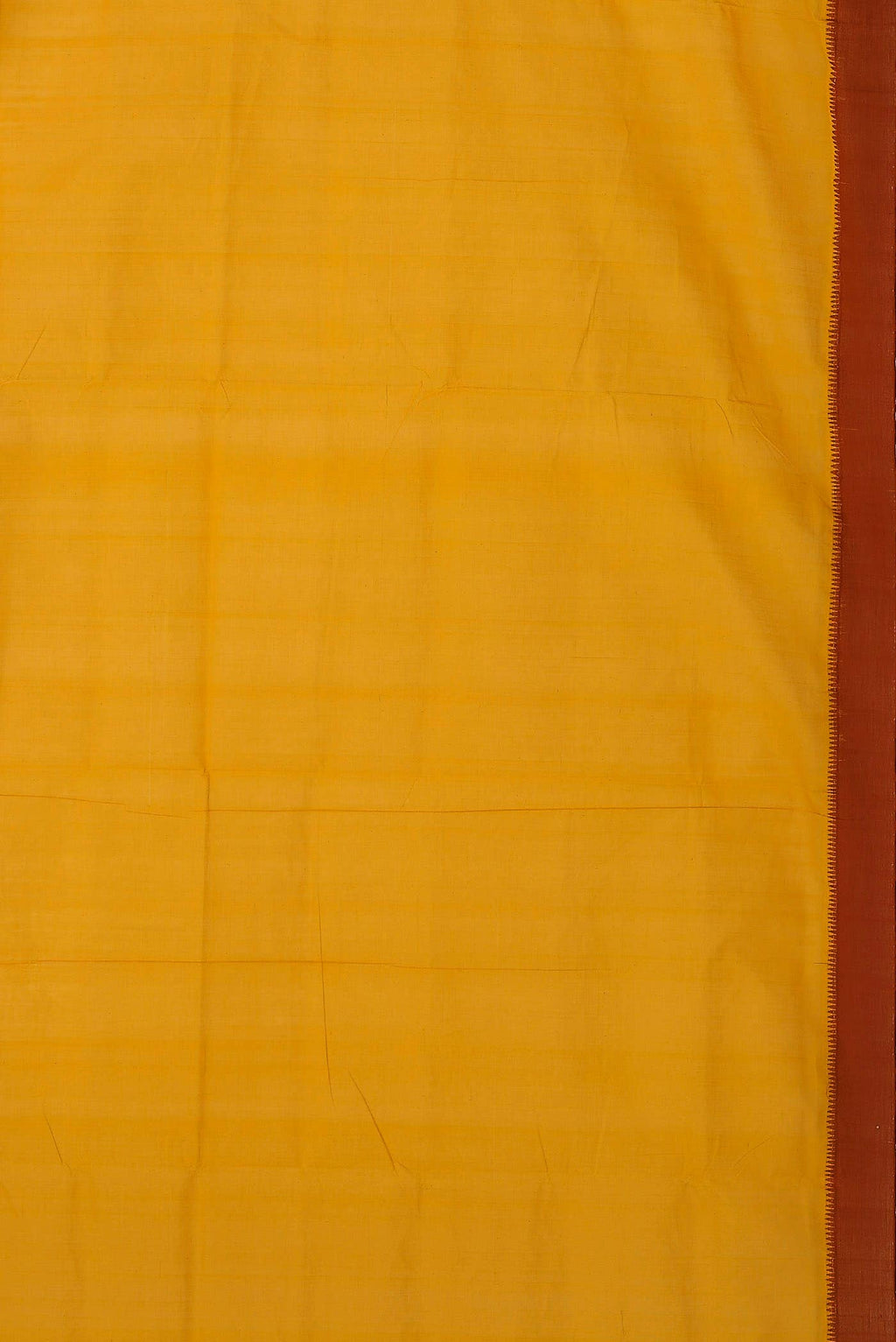 Yellow Mangalagiri Cotton Saree