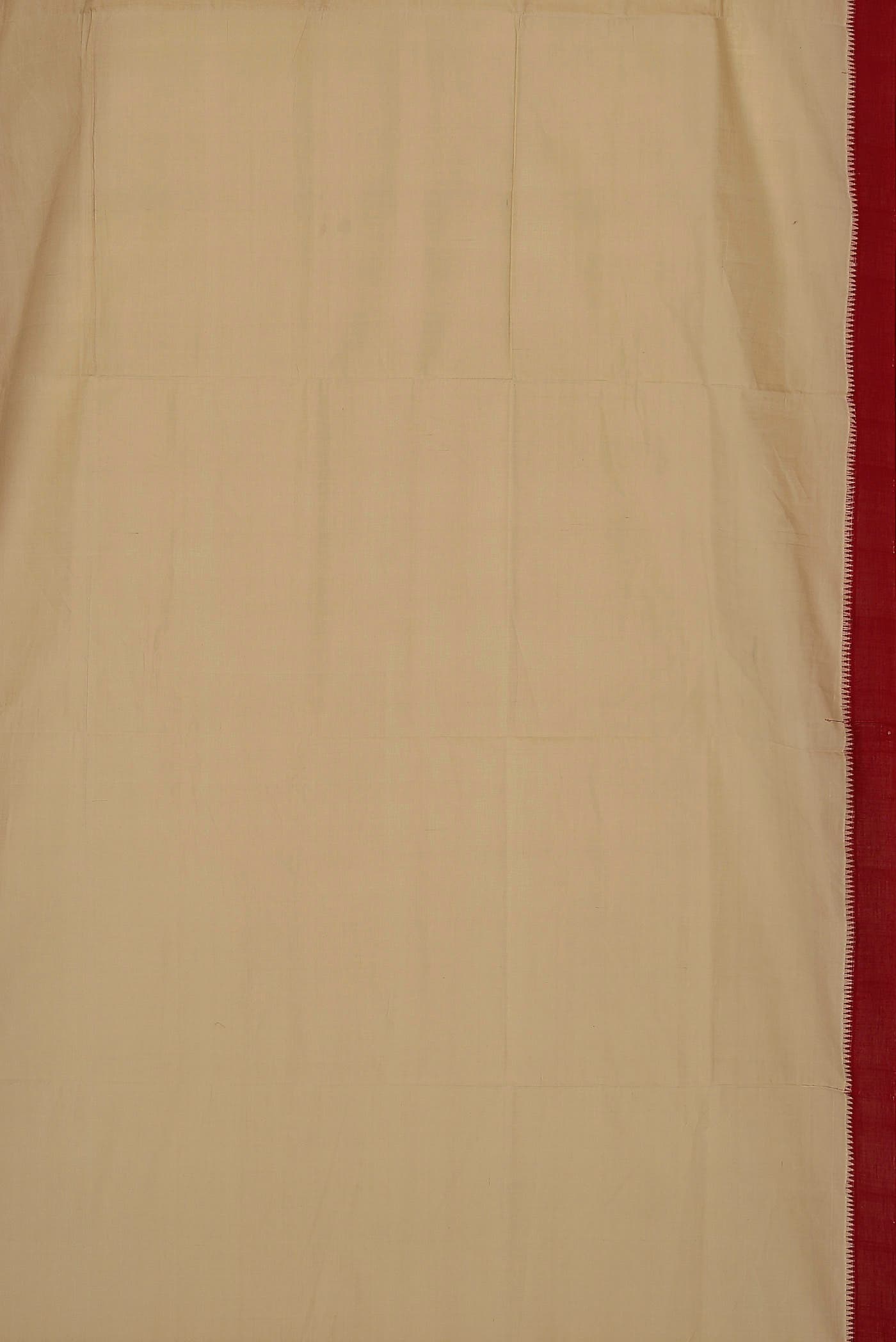 Beige Cotton Saree