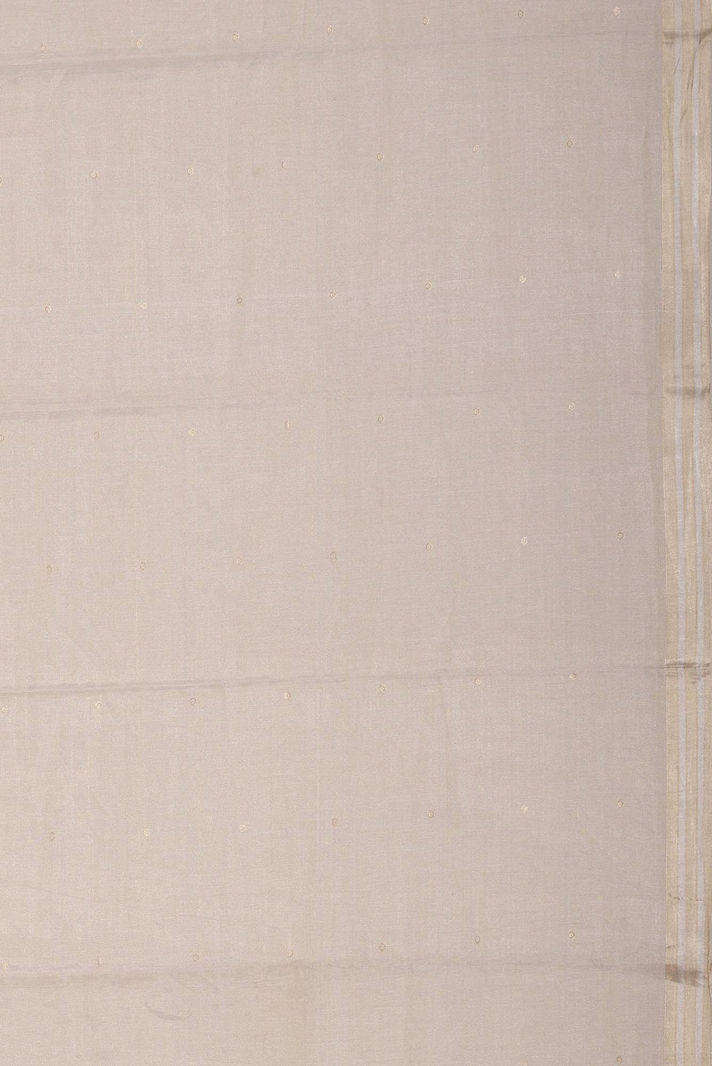 Beige Bhagalpuri Tussar Silk Saree