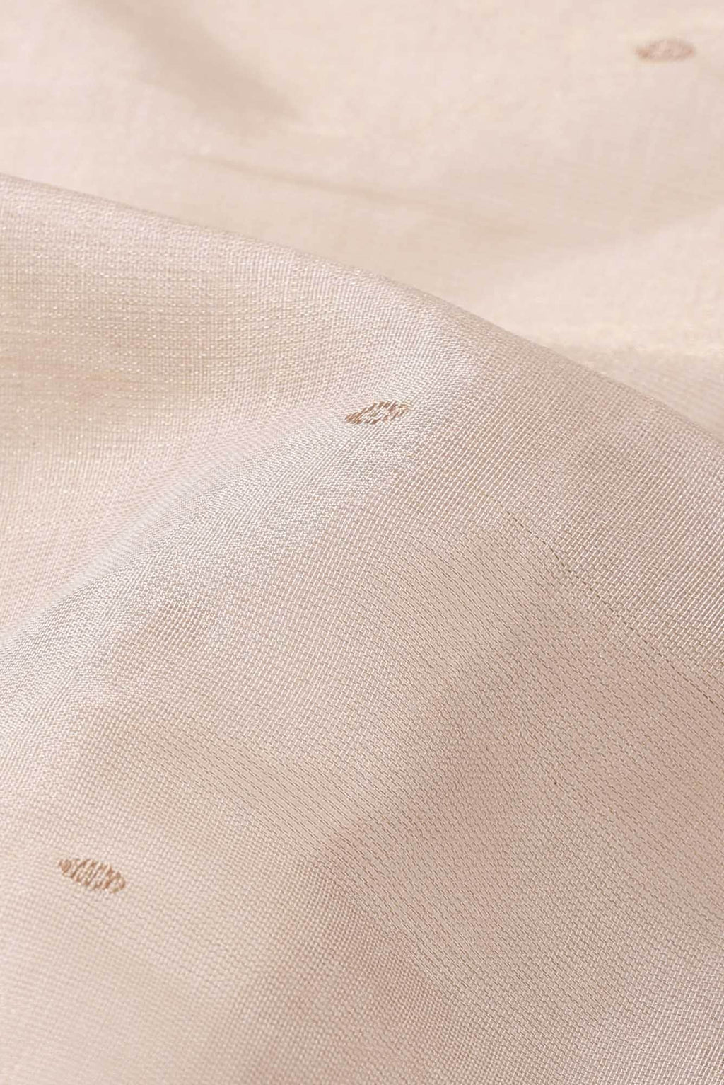 Beige Bhagalpuri Tussar Silk Saree