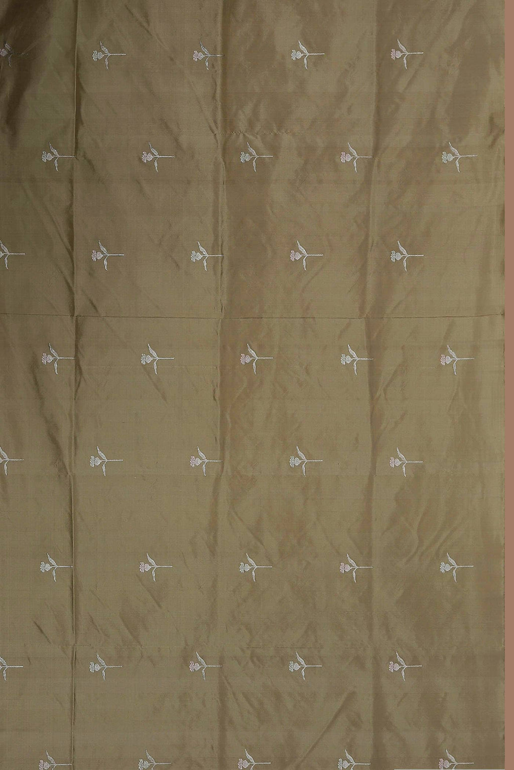 Beige Banarasi Silk Saree