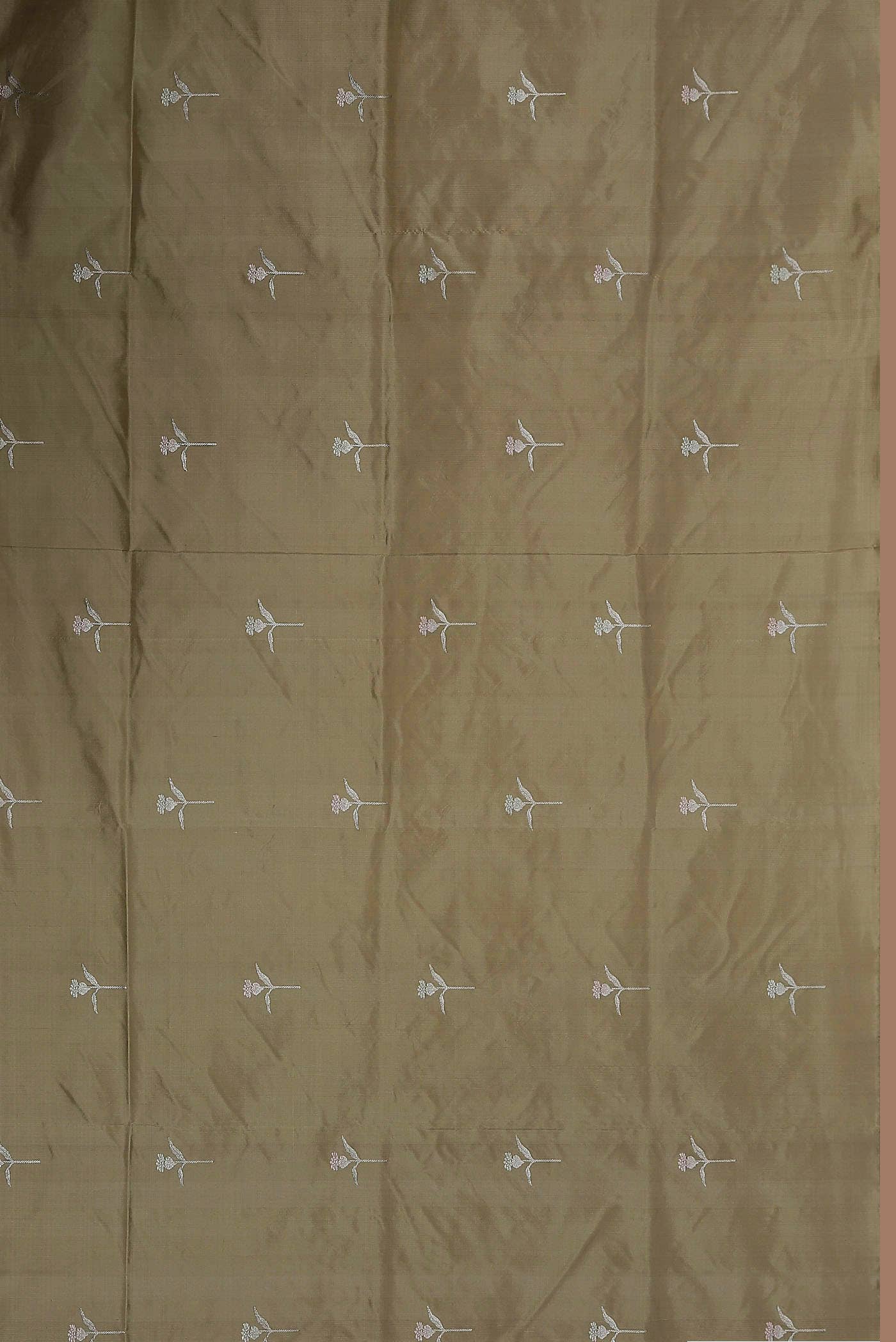 Beige Banarasi Silk Saree