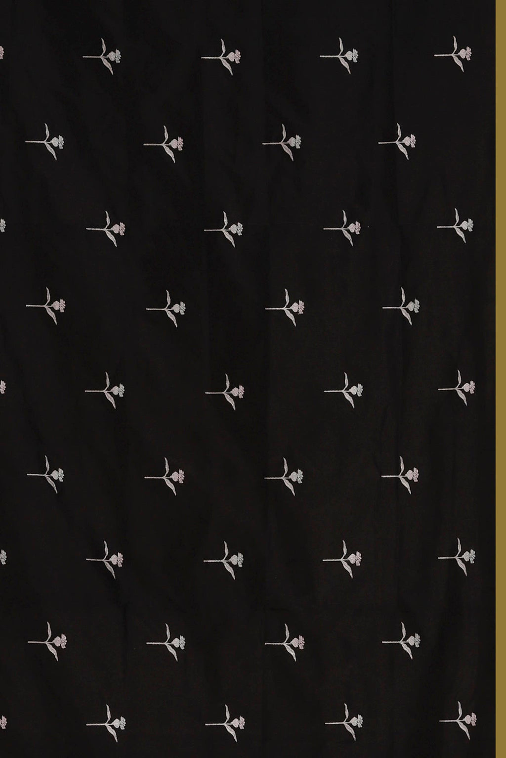 Black Banarasi Silk Saree