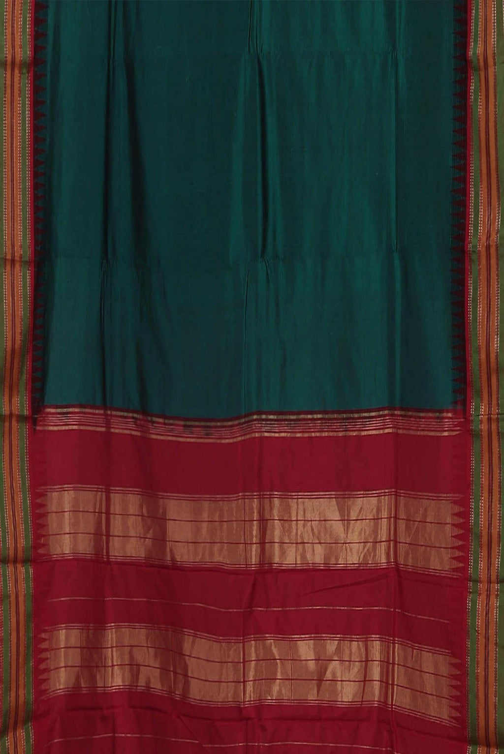 Green Bangalore Silk Saree